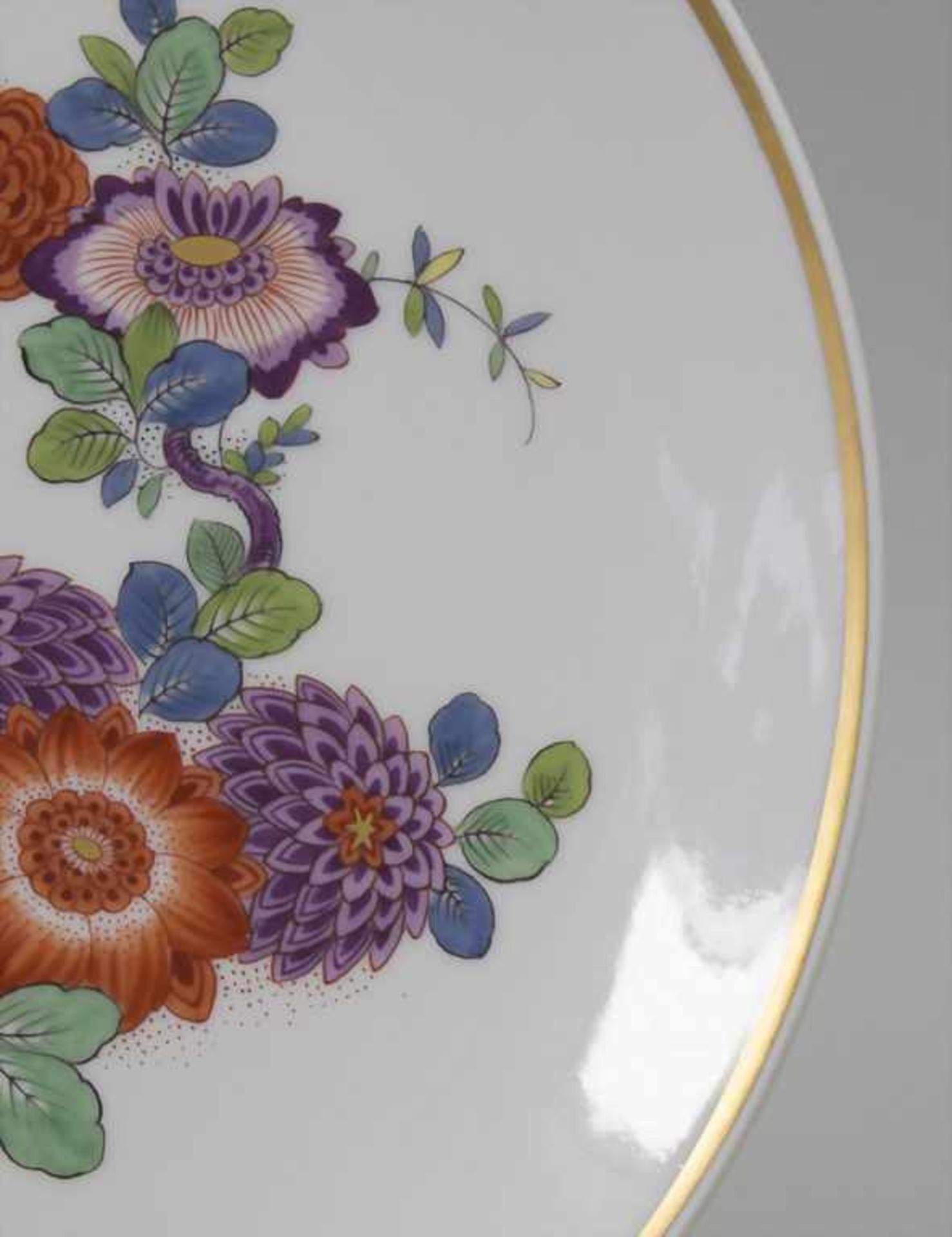 Paar Teller / A pair of plates with Imari pattern, Meissen, 20. Jh, - Bild 10 aus 11