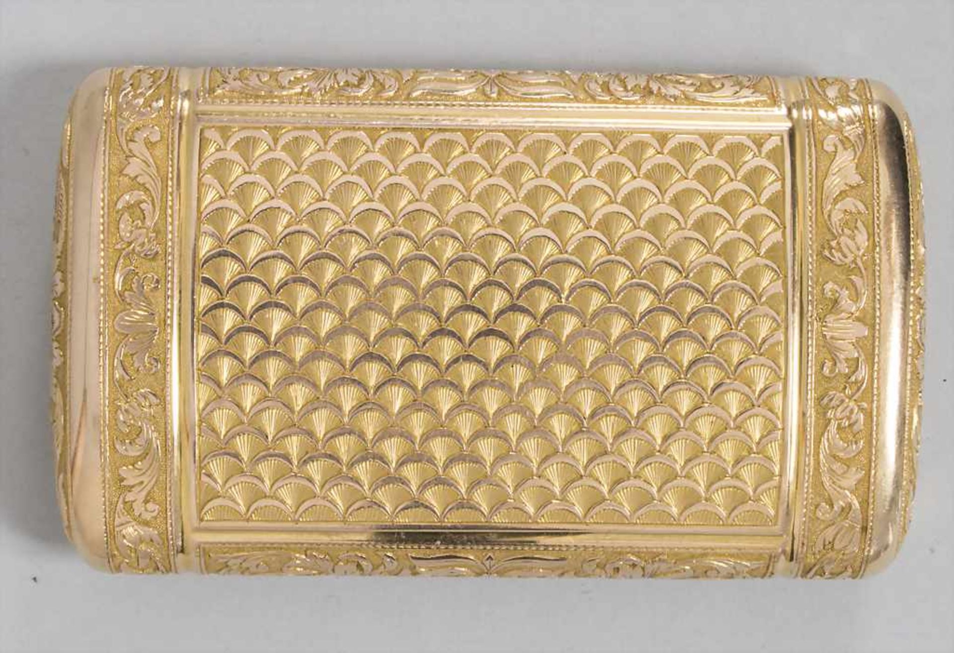 Tabatiere / A gold tobacco tin, Simon Achille Léger, Paris, um 1820 - Image 2 of 12