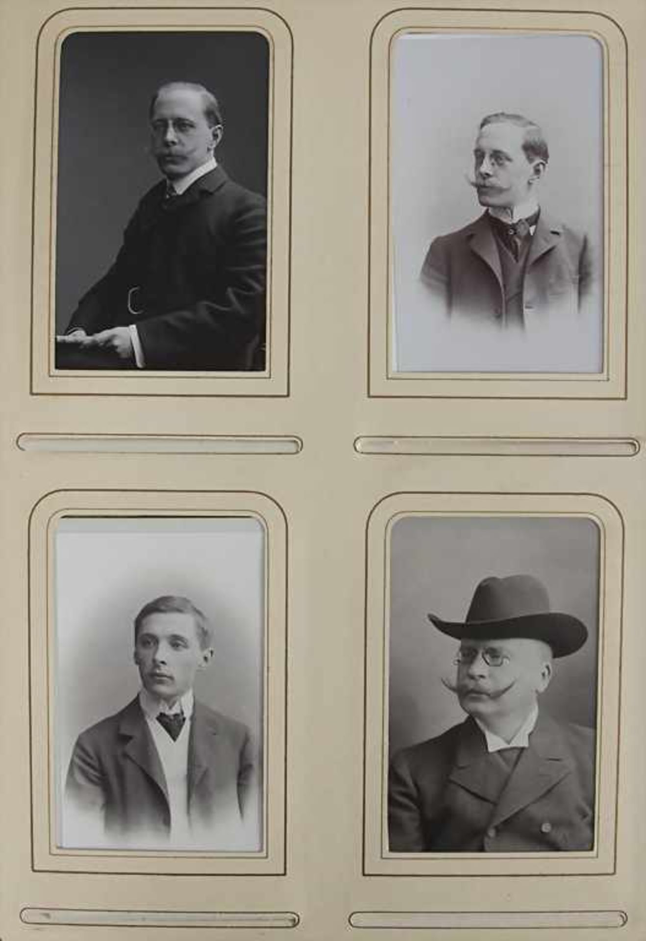 Fotoalbum historischer Studentenverbindung / A photo album 'Historic personalities'