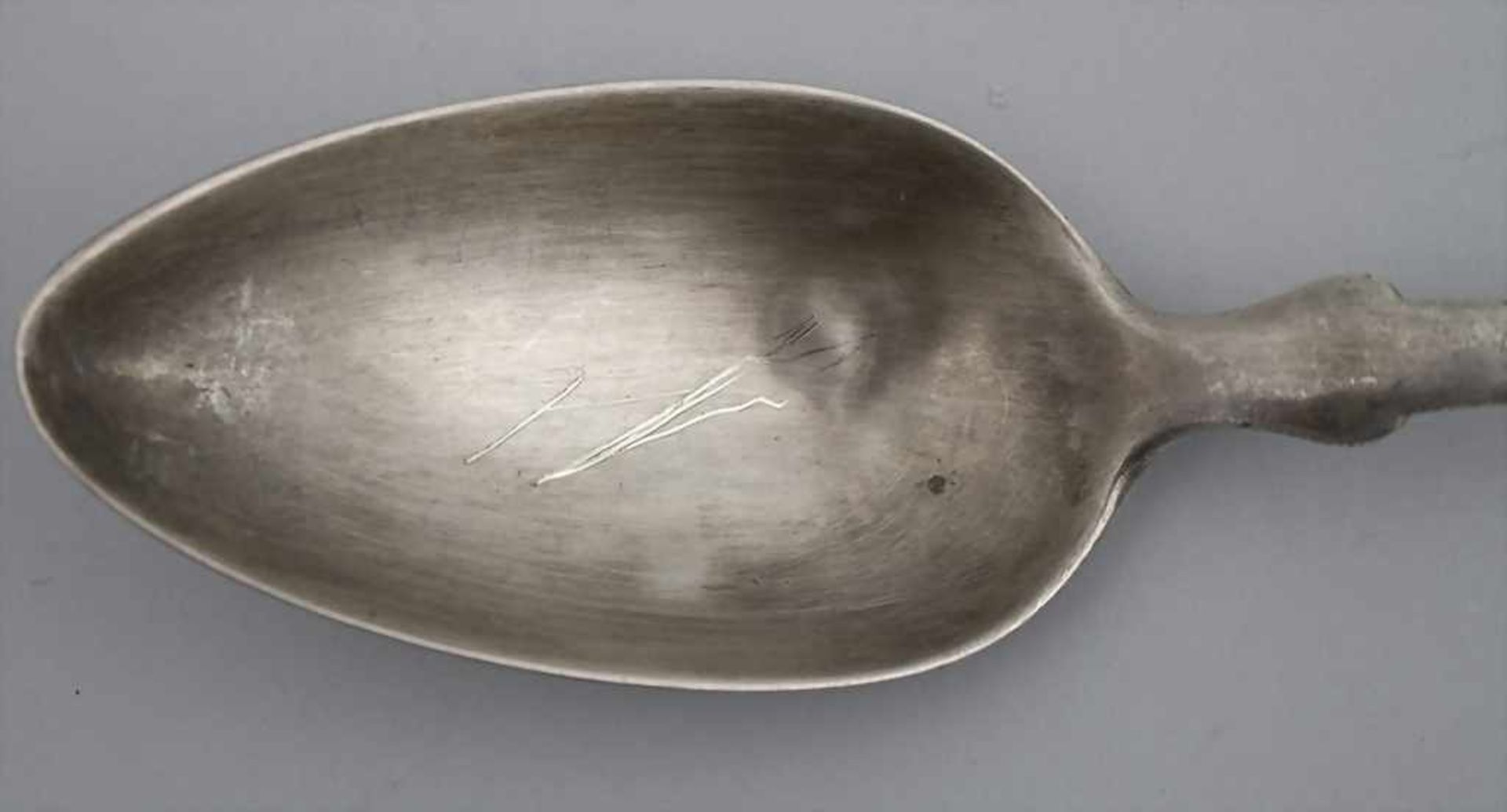 Ragout-Löffel / A silver spoon, T. Dub, Wien, 1850 - Bild 3 aus 5