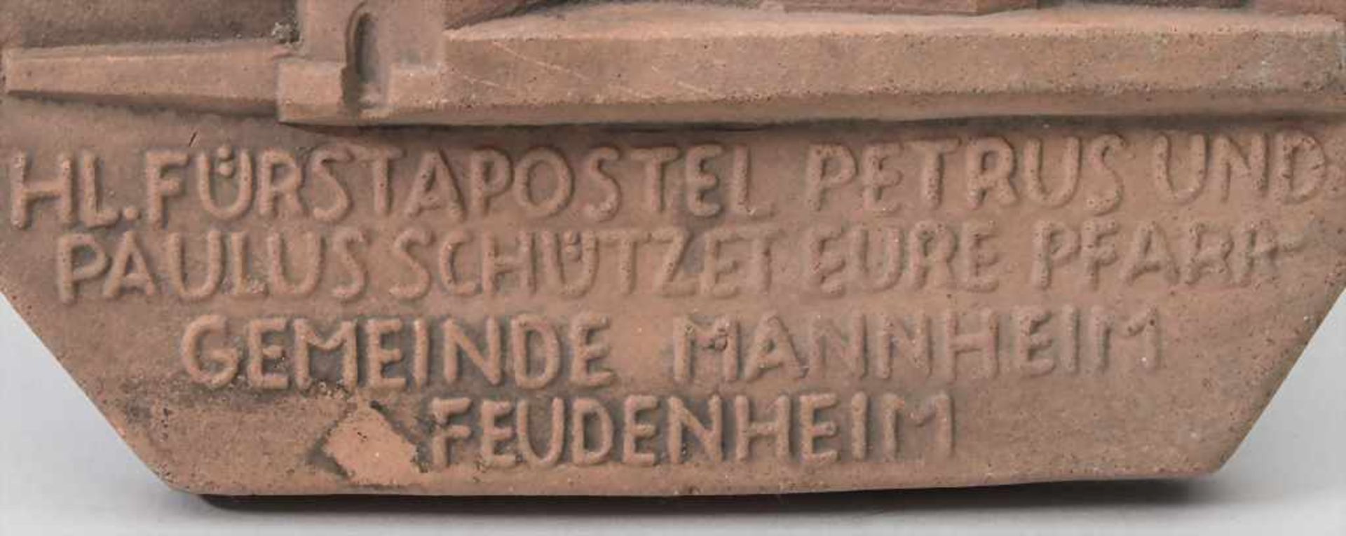 Wandrelief / A wall relief, St. Peter und Paul Kirche Mannheim Feudenheim, um 1930 - Bild 2 aus 4