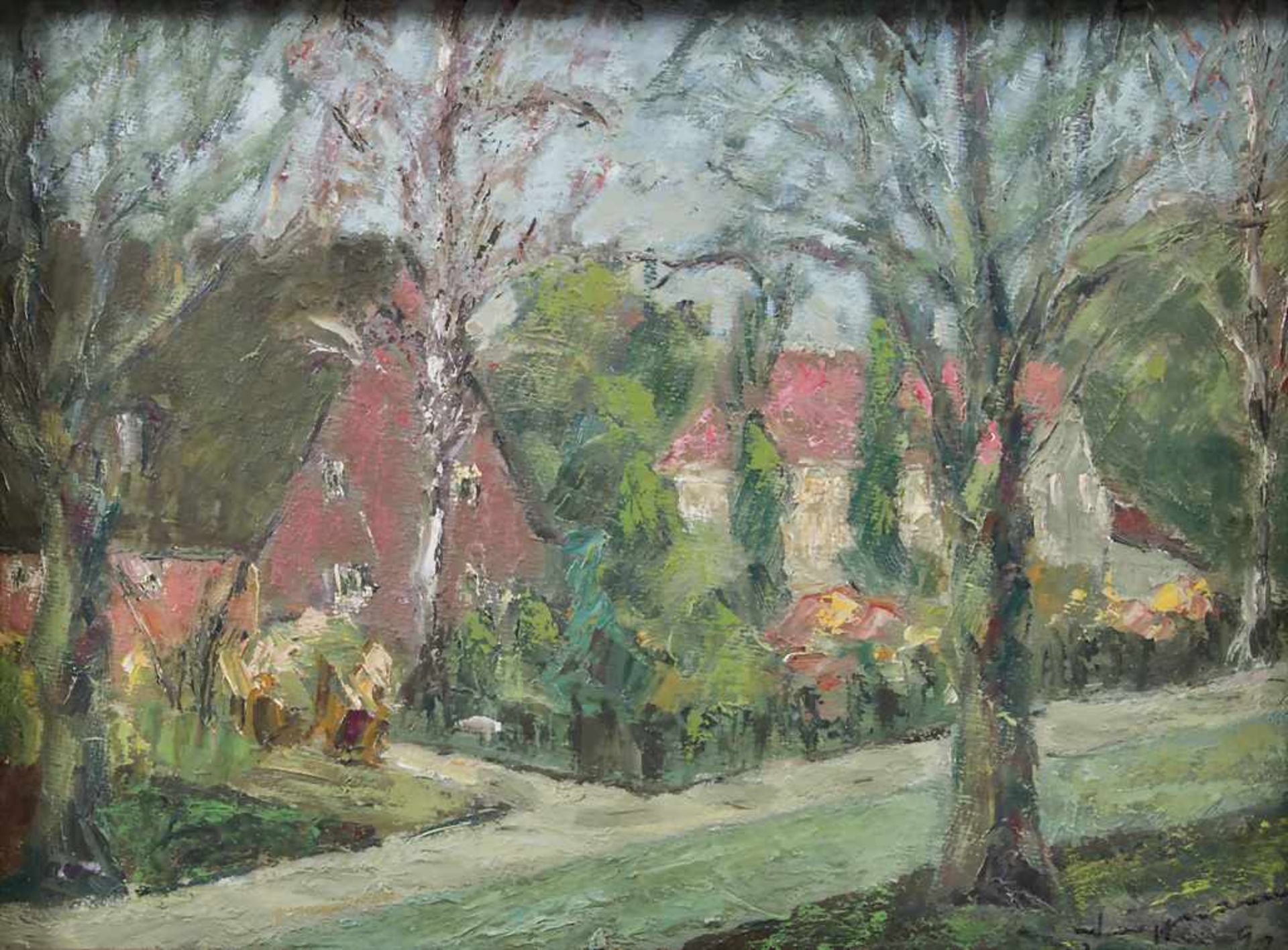 Walter Brüggmann (1911-1999), 'Straße in Lohbrügge' / 'A street in Lohbrügge' - Image 2 of 5