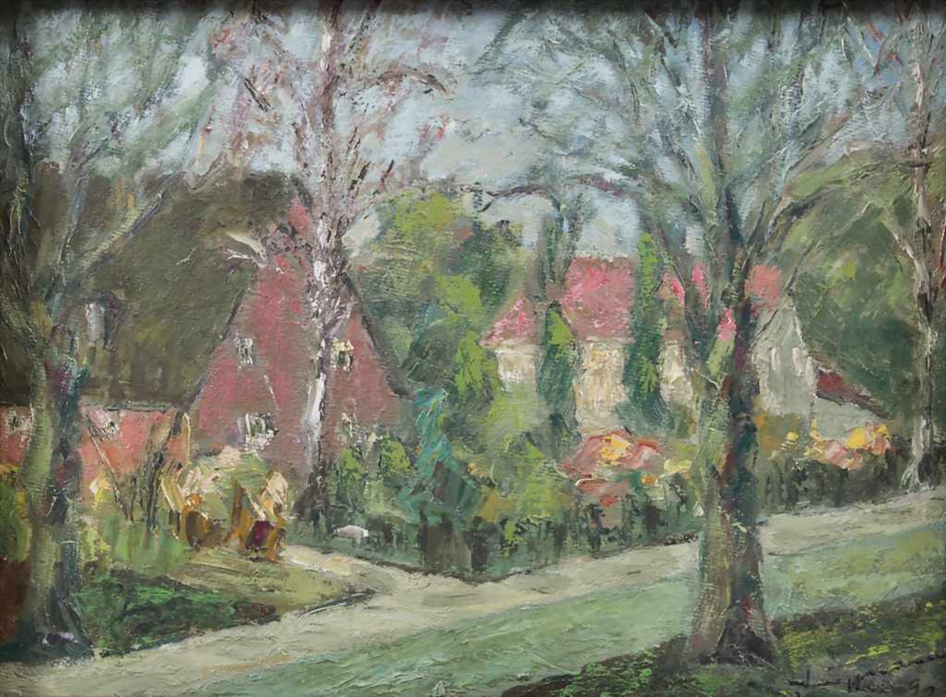 Walter Brüggmann (1911-1999), 'Straße in Lohbrügge' / 'A street in Lohbrügge' - Bild 2 aus 5