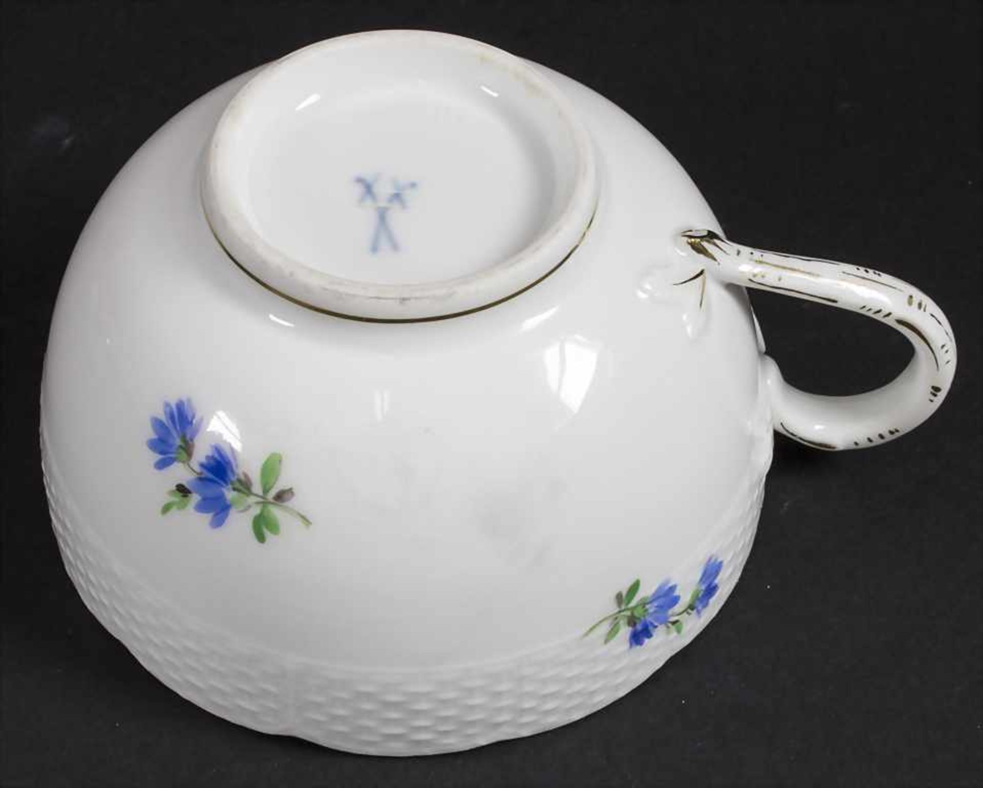 Gedeck mit Blumenmalerei / A place setting with flowers, Meissen, nach 1934 - Image 3 of 12