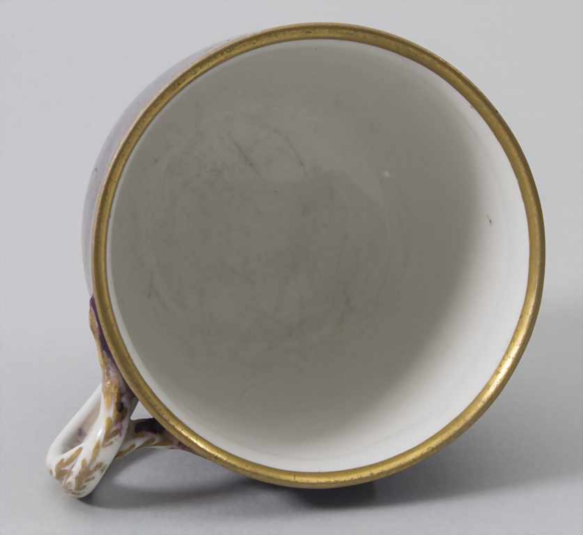 Tasse und Unterschale mit Porträts / A cup and saucer with portraits, Wien, letzte Drittel 18. Jh. - Image 8 of 10