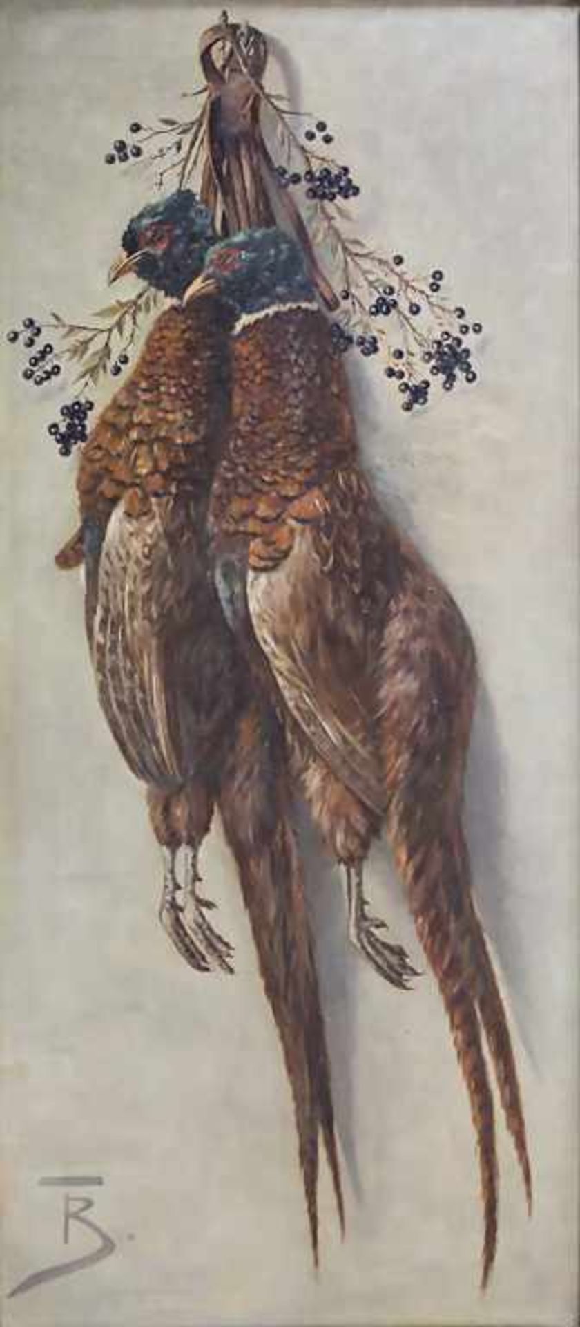 Monogrammist 'TB', 'Nature morte mit Fasanen' / 'A Nature Morte / still life with pheasants'