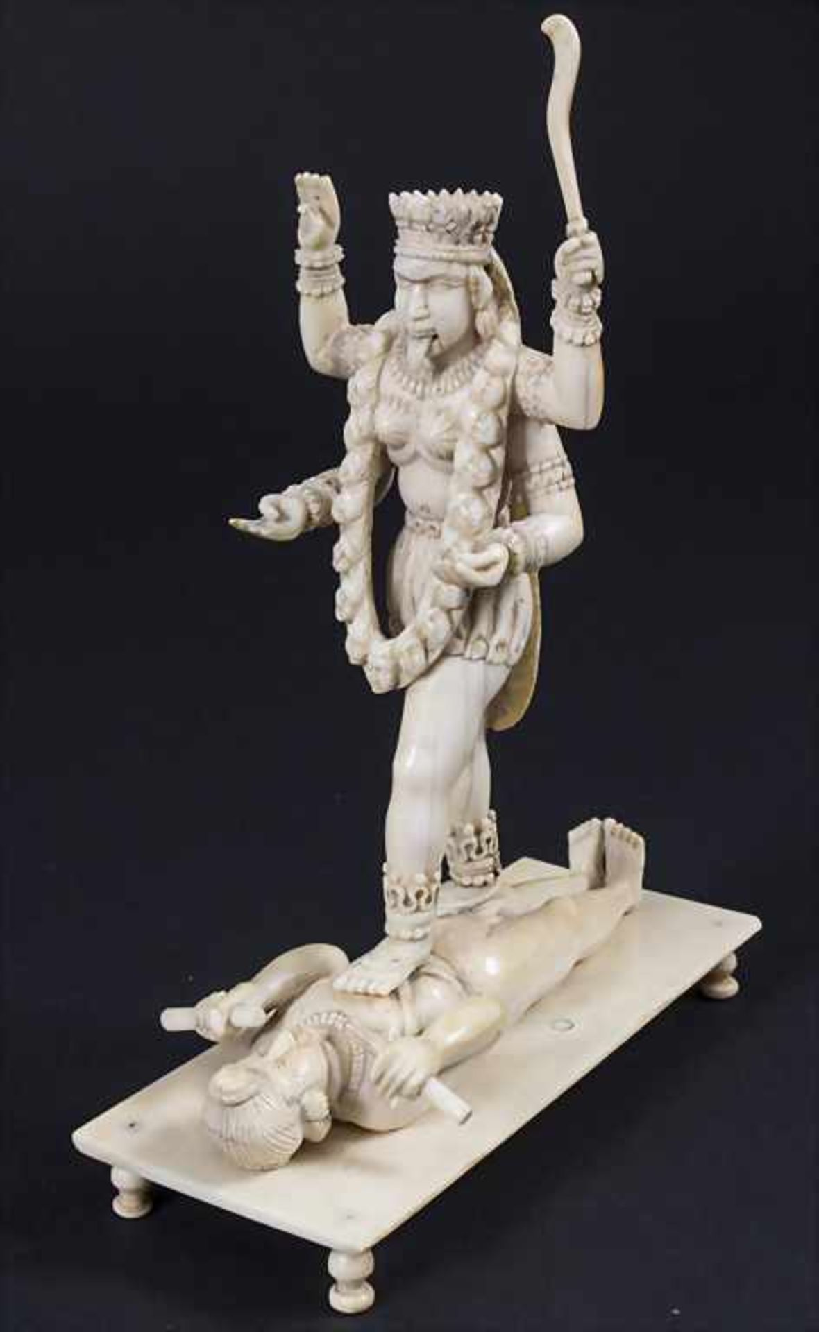 Göttin Kali über Shiva, Sri Lanka (Ceylon), 18. Jh.