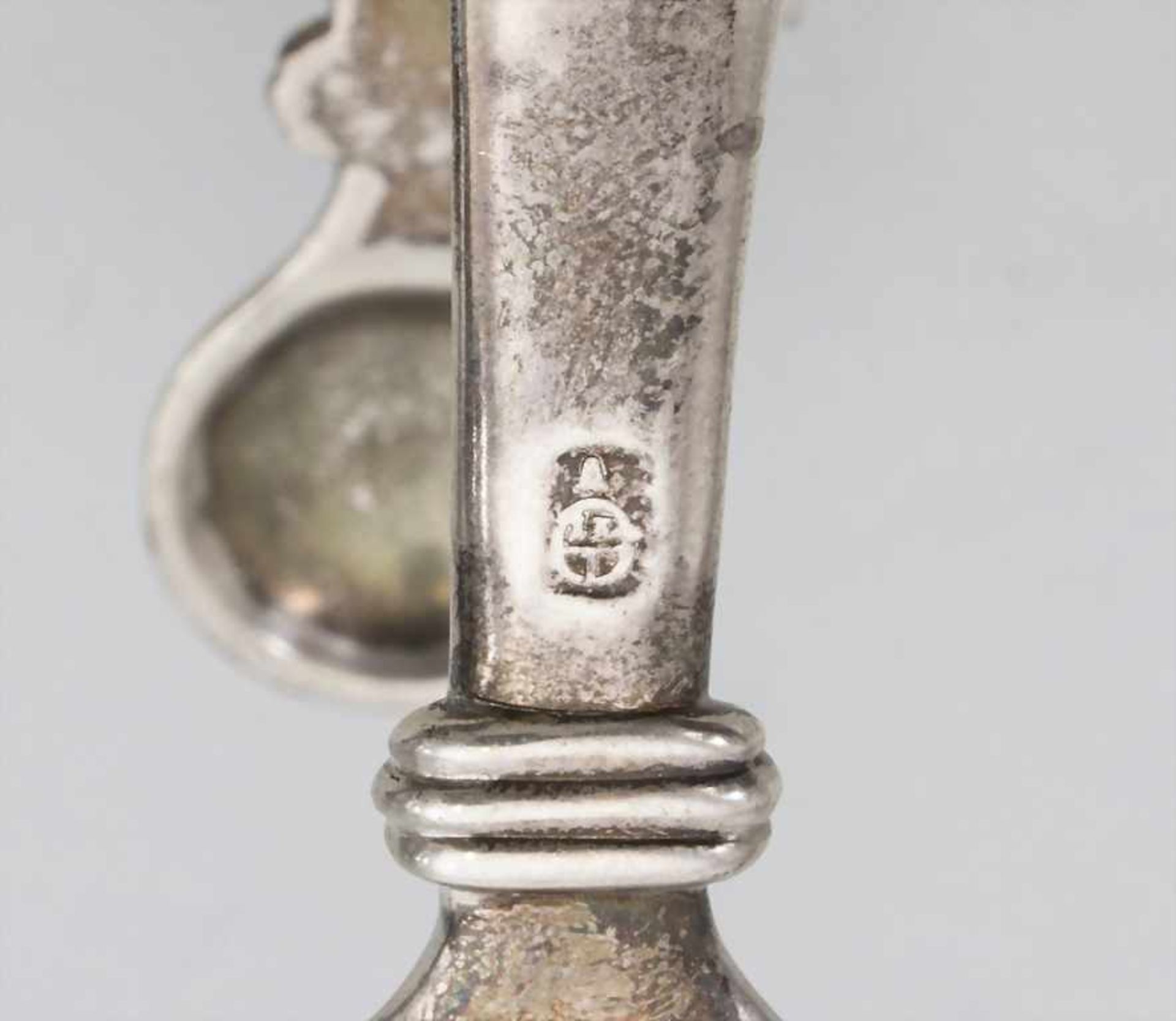 Zuckerzange / Silver sugar tongs, Josef Kucher, Wien, um 1833 - Bild 6 aus 7