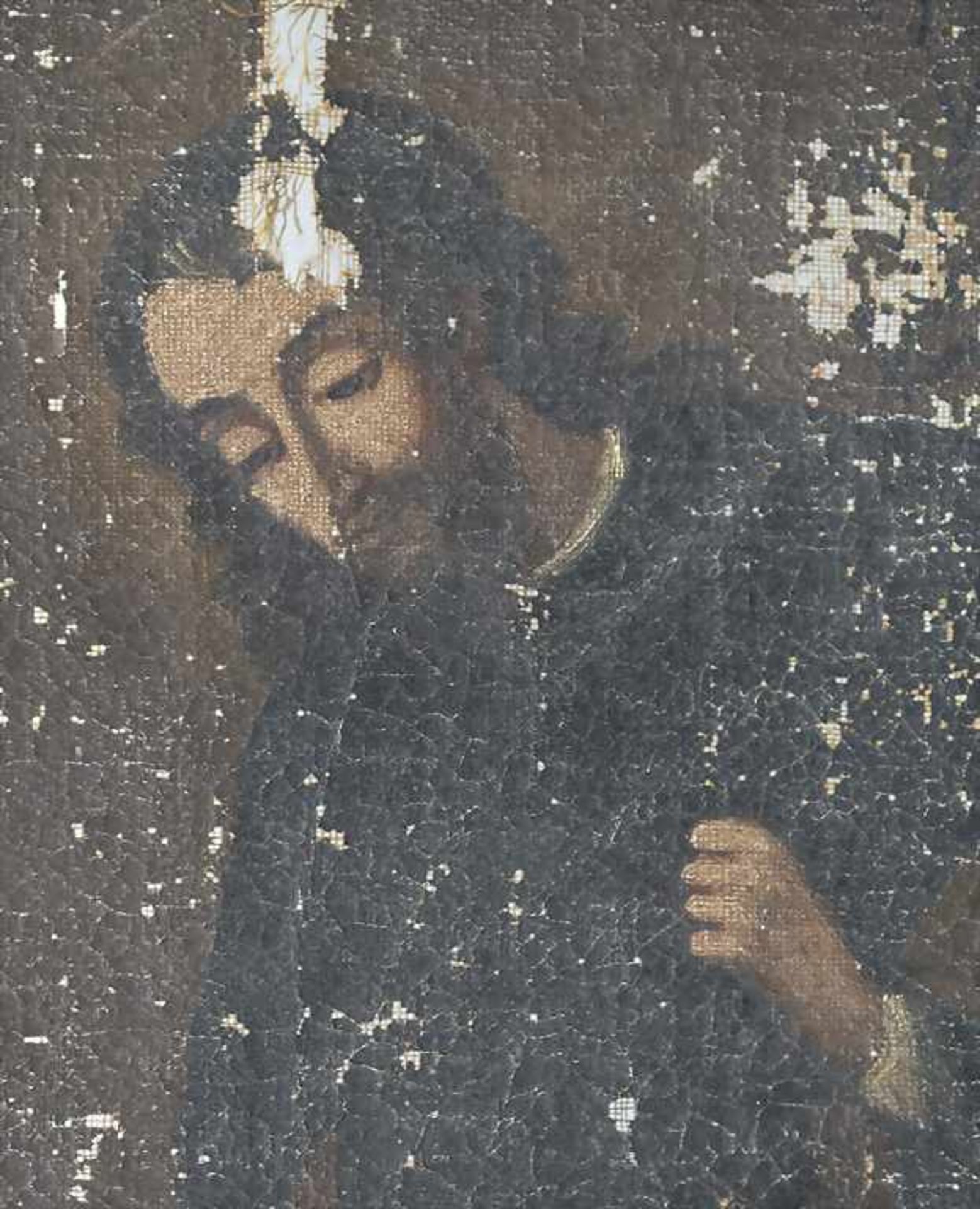 Künstler des 18. Jh., 2 Gemälde 'Schutzmantelmadonna' und 'Christuskind' / 2 paintings 'A Virgin - Bild 4 aus 9