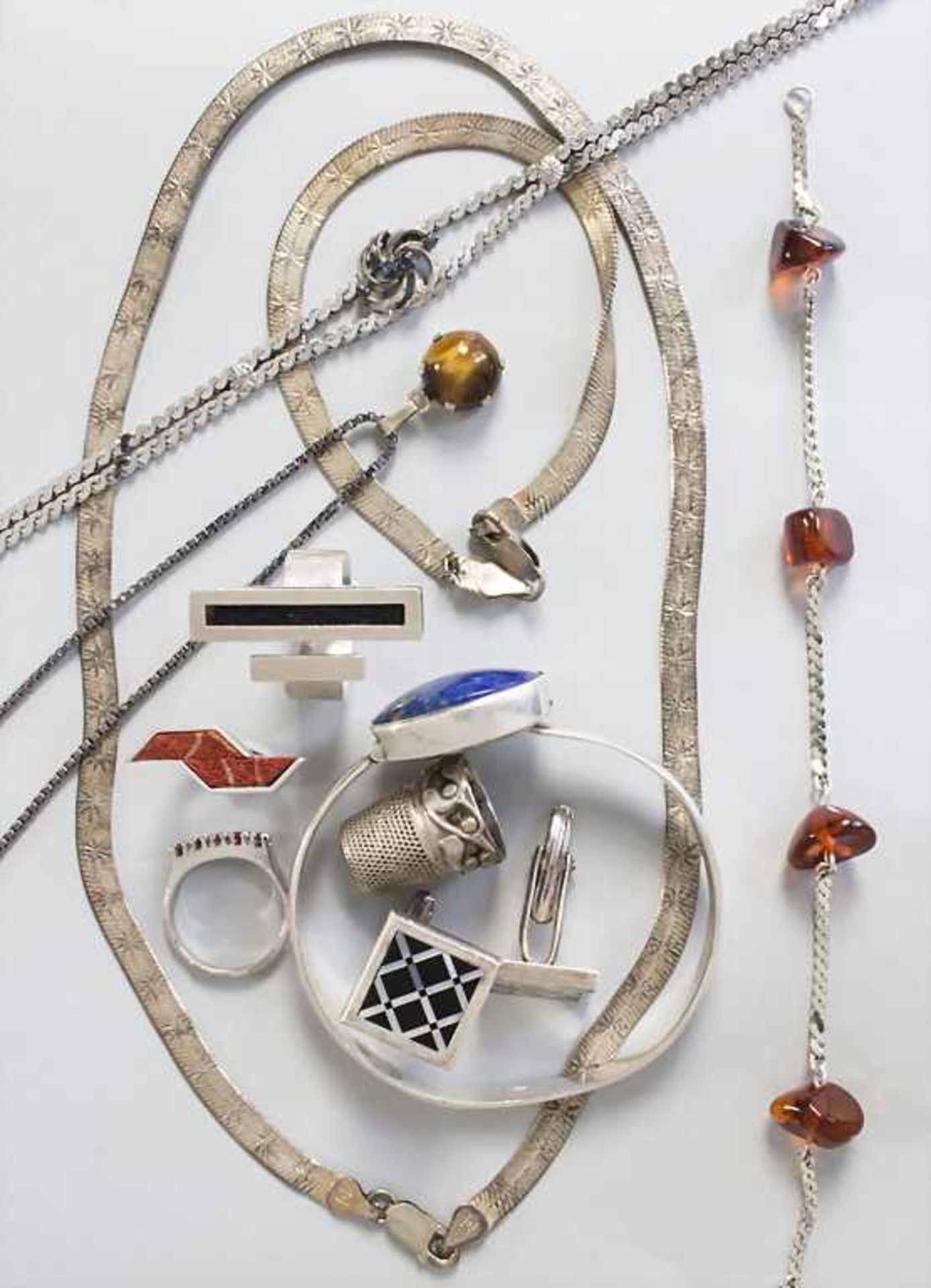 Konvolut Silberschmuck / A set of silver jewellery
