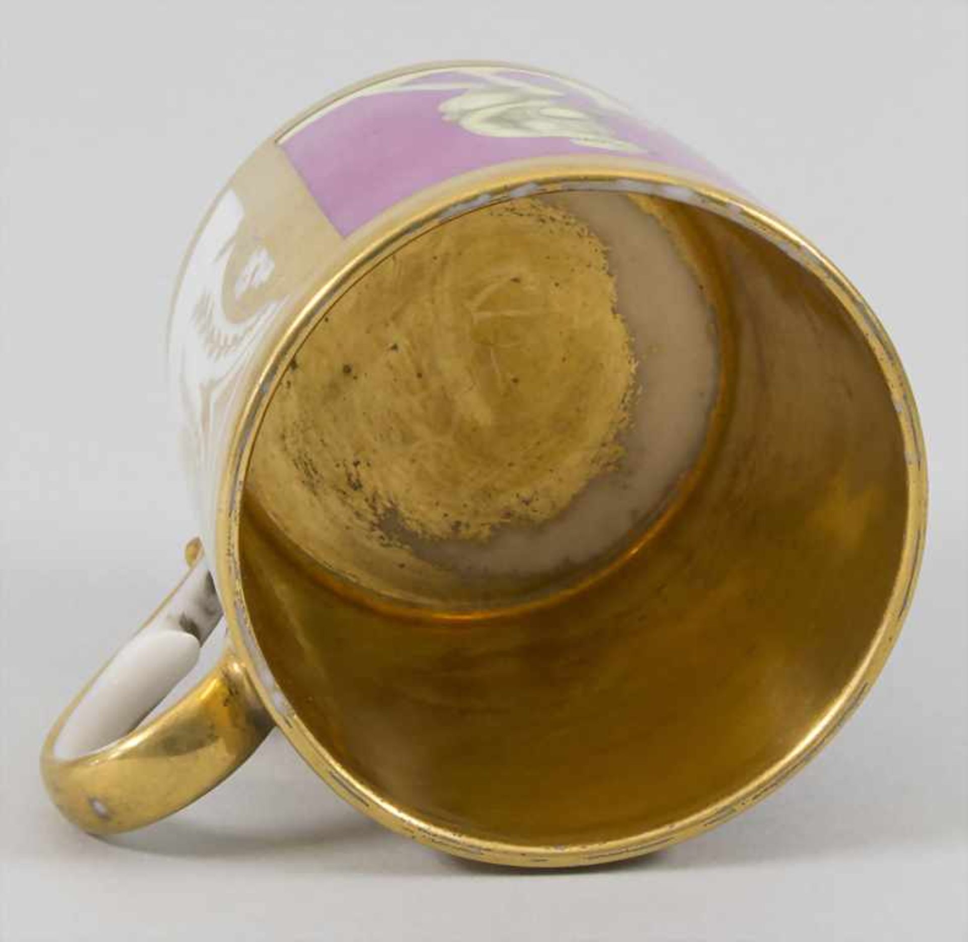 Empire Tasse mit antiker Szene / An Empire cup with an antique scene, Frankreich, um 1800 - Bild 5 aus 7