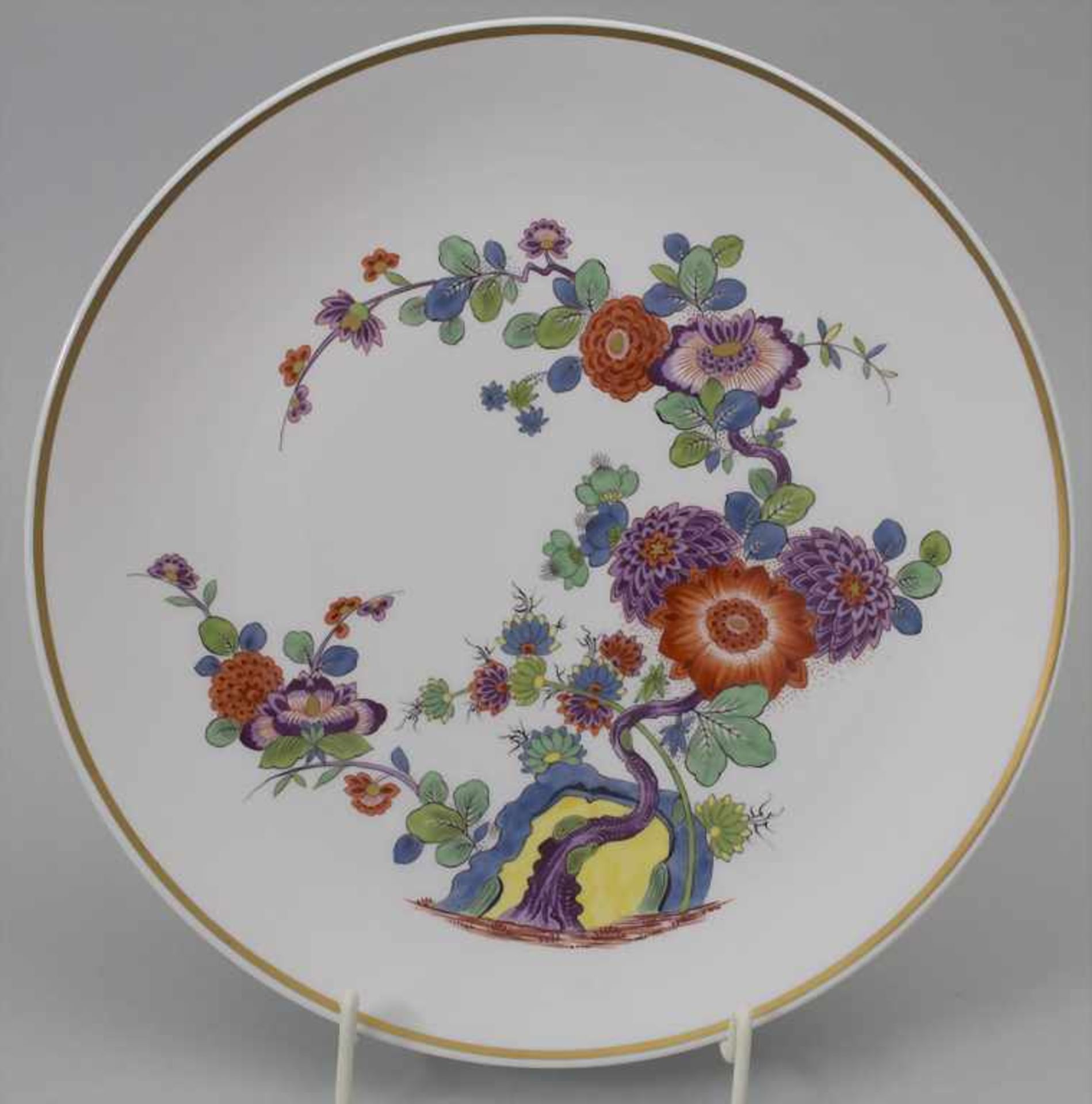 Paar Teller / A pair of plates with Imari pattern, Meissen, 20. Jh, - Bild 8 aus 11