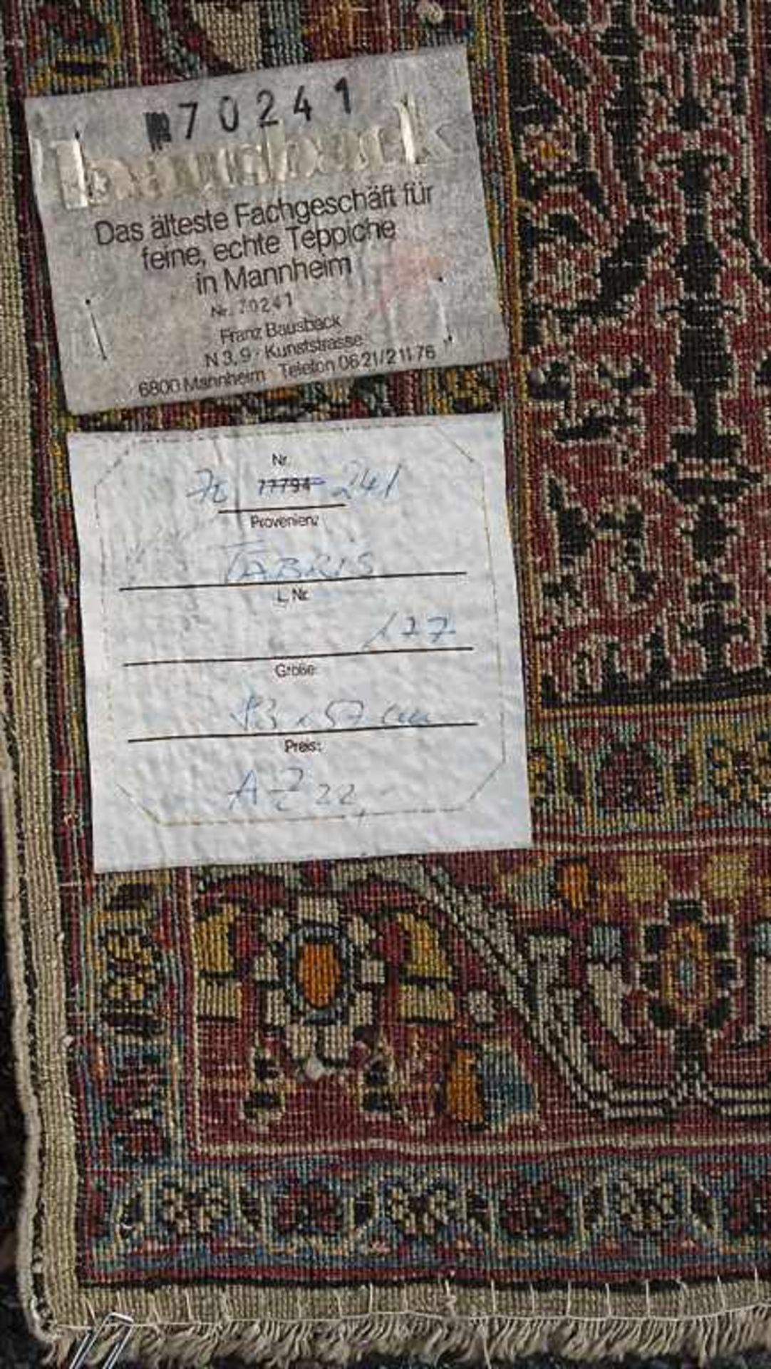 Orientteppich / An oriental carpet, Fabris - Bild 4 aus 4