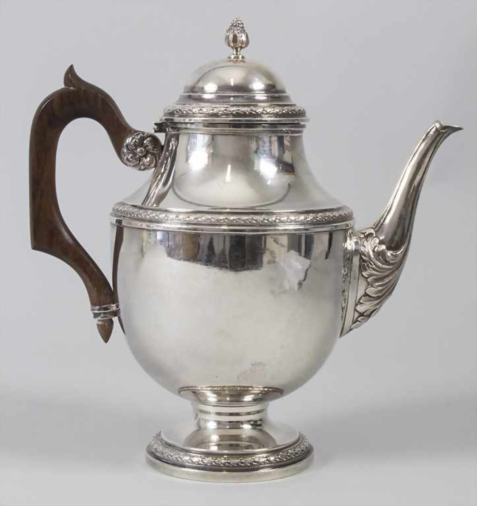 Tee- und Kaffeekern / An Art Déco silver tea and coffee set, Longnet & Bardiès, Paris, 1887- - Bild 10 aus 29