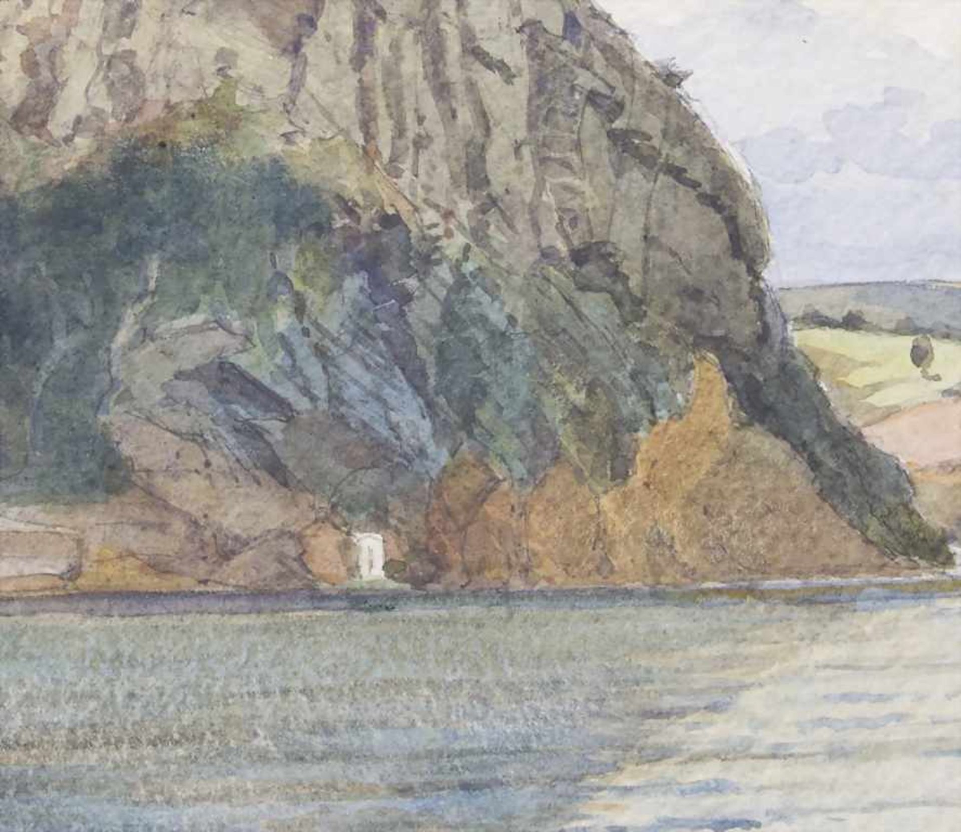 Viktor Roman (1841-1916), Rheinlandschaft 'Loreley' / A Rhine landscape 'Loreley' - Image 3 of 5