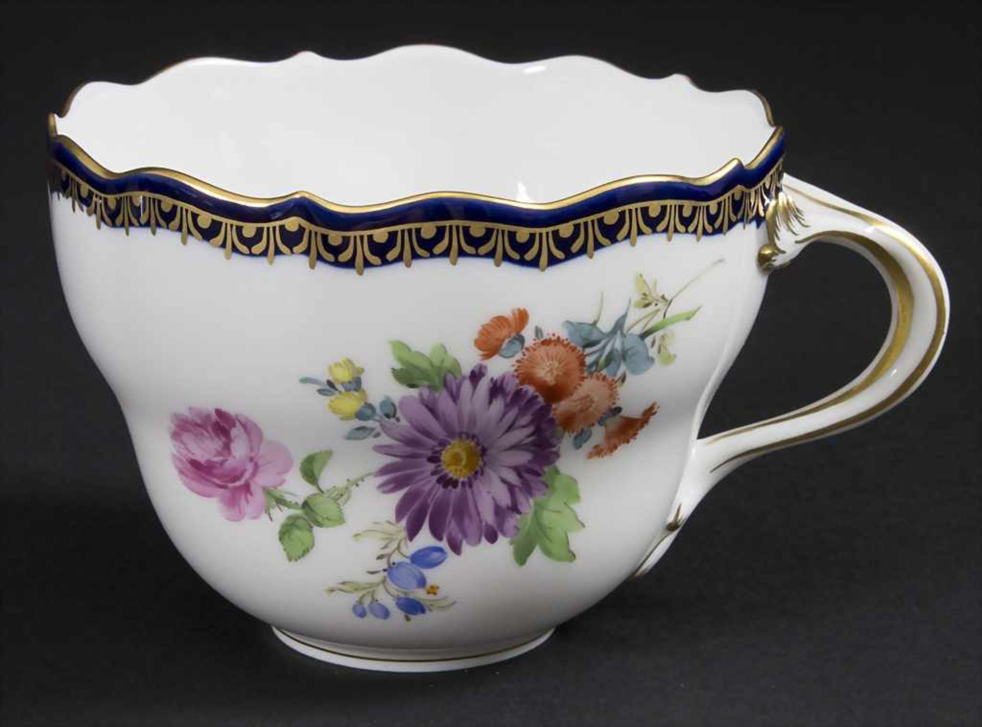 Gedeck mit Blumenmalerei / A place setting with flowers, Meissen, nach 1934 - Image 12 of 12