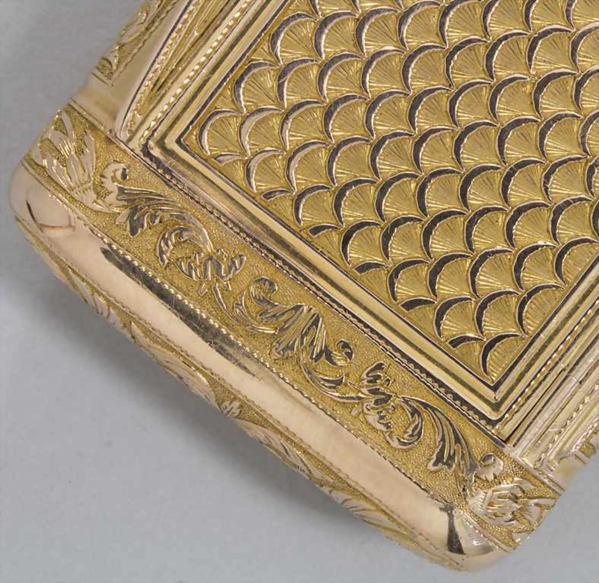 Tabatiere / A gold tobacco tin, Simon Achille Léger, Paris, um 1820 - Image 3 of 12