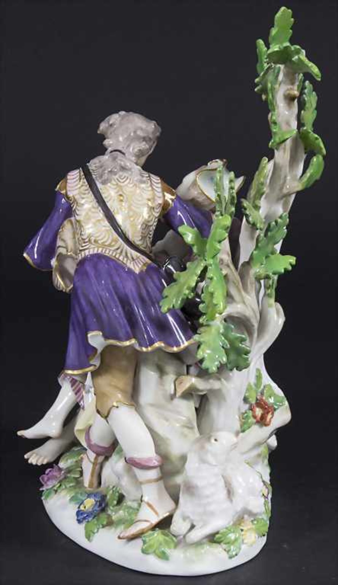 Figurengruppe 'der Liebesbrief' / A figural group of a couple, Meissen, 2. Hälfte 19. Jh. - Image 3 of 9