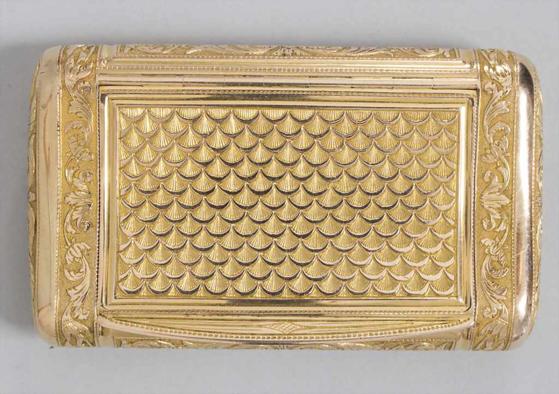 Tabatiere / A gold tobacco tin, Simon Achille Léger, Paris, um 1820 - Image 7 of 12