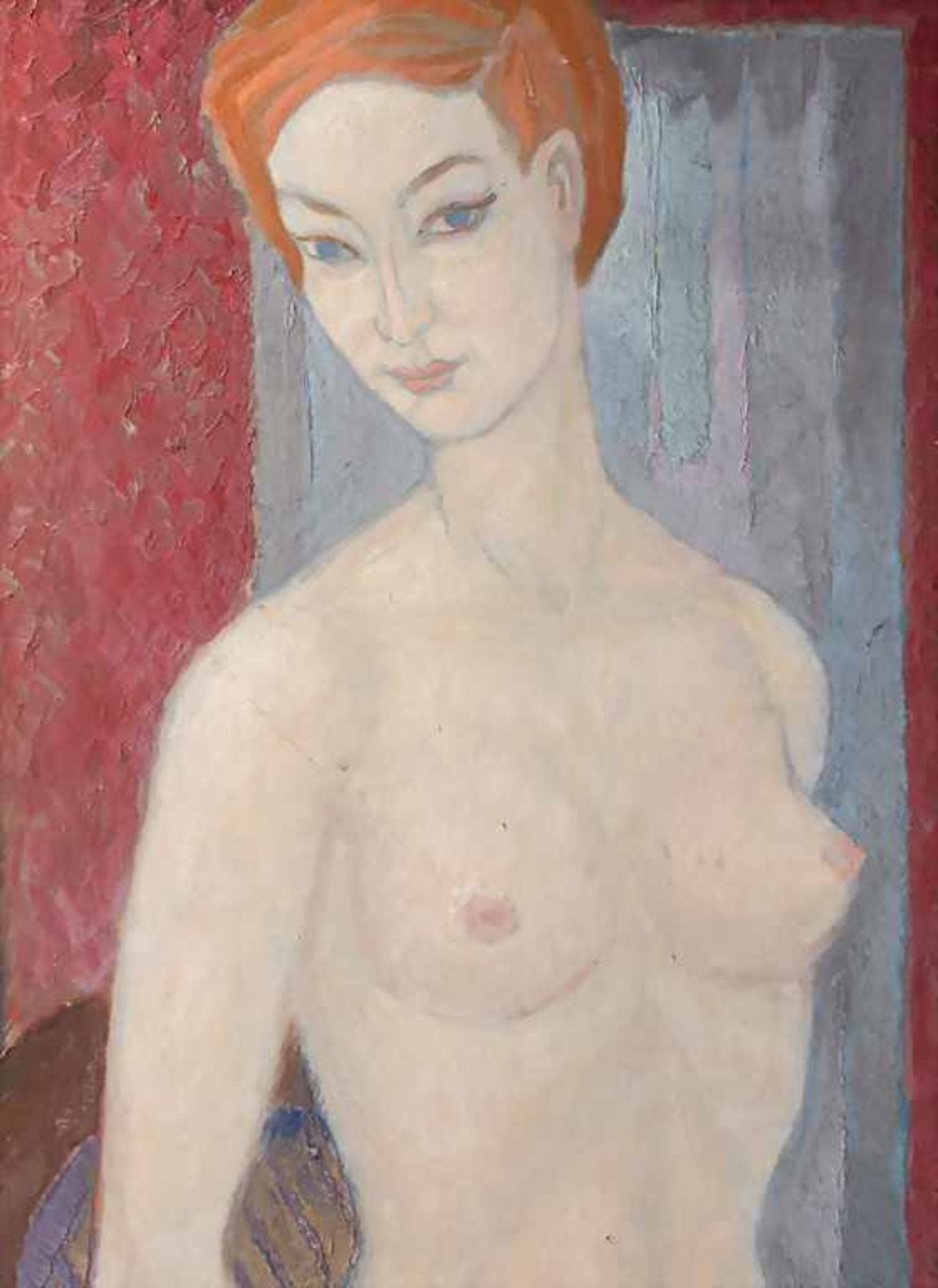 Hardy Schneider-Sato (1919-2002), 'Rothaariger weiblicher Akt' / 'A red-haired female nude' - Bild 2 aus 3