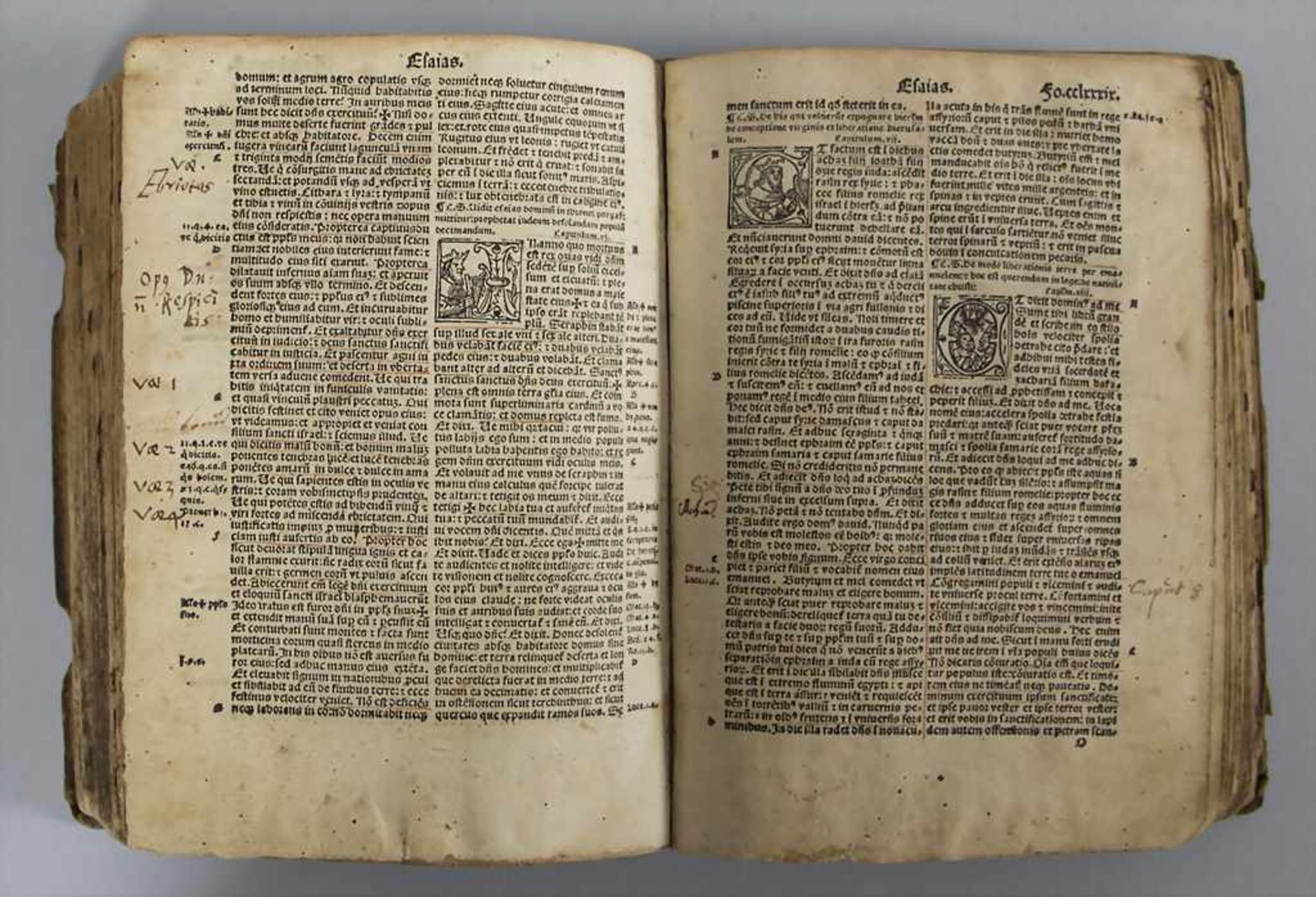 Antiquarische Bibel 'Bibliacum Summarioru' / An antiquarian bible, um 1610 - Bild 4 aus 4