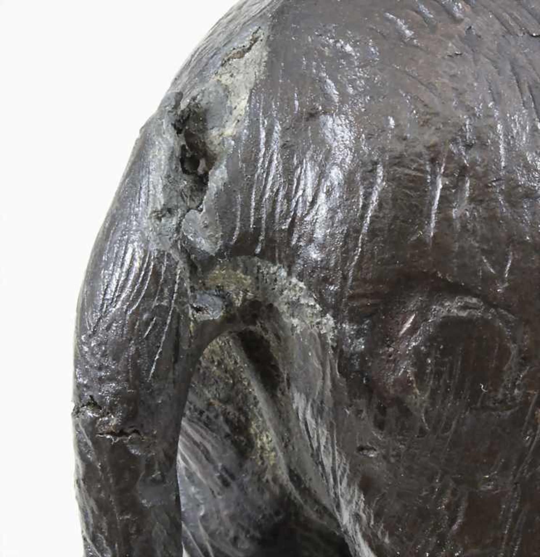 Fander, Bronze Skulptur 'Junge mit Esel' / A bronze sculpture of a boy with a donkey - Image 8 of 9