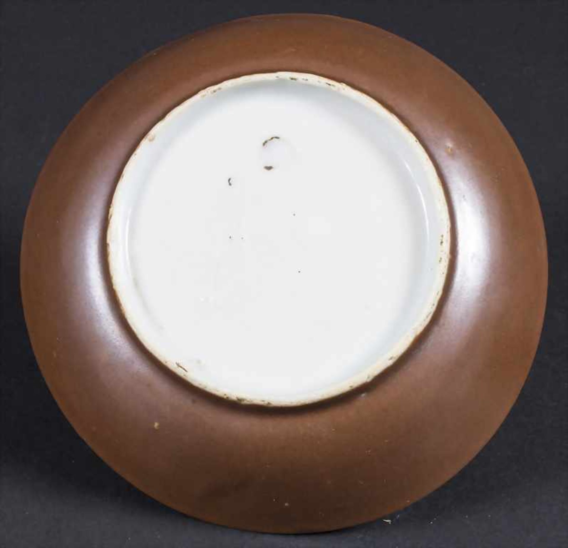 Kumme mit Unterteller / A bowl with plate, China, Qing-Dynastie (1644-1911), wohl 18.Jh. (Kangxi- - Image 4 of 7