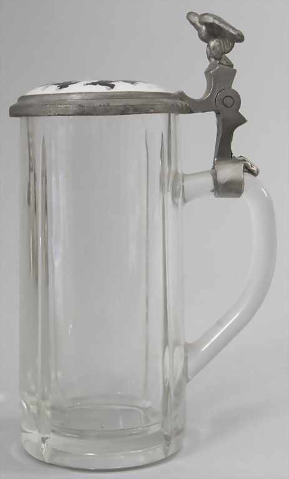 Studentika Bierkrug des 'Corps Agronomia Hallensis zu Göttingen' / A studentika beer mug, deutsch, - Bild 3 aus 4