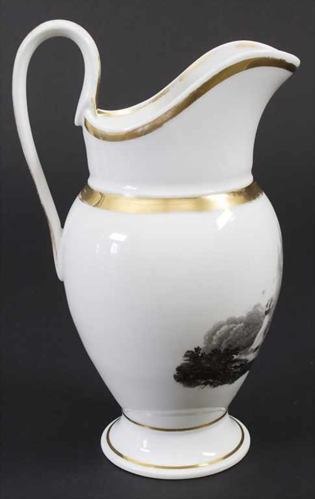 Empire Wasserkrug / An Empire water jug, Frankreich, um 1800 - Image 3 of 9