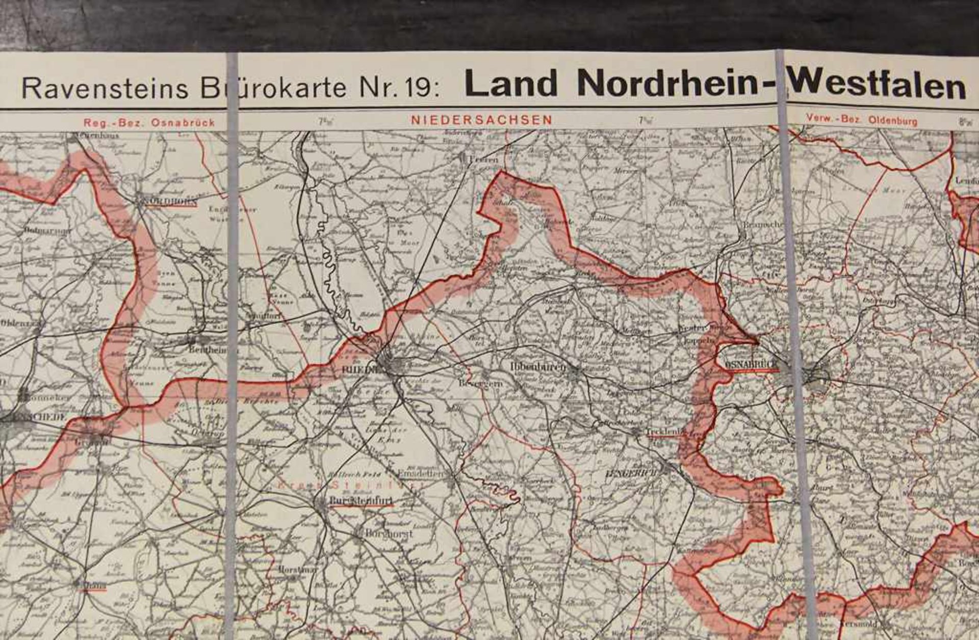 Sammlung Landkarten und Manöverkarten / A collection of maps and maneuver maps, 1895 - 1950 - Image 4 of 6