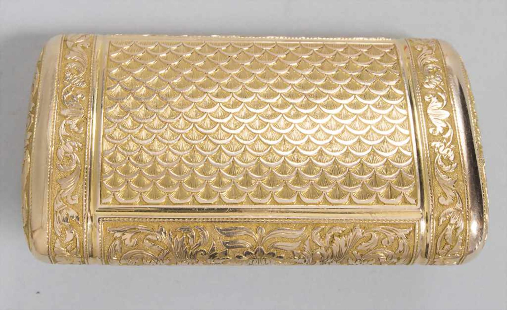 Tabatiere / A gold tobacco tin, Simon Achille Léger, Paris, um 1820 - Image 6 of 12