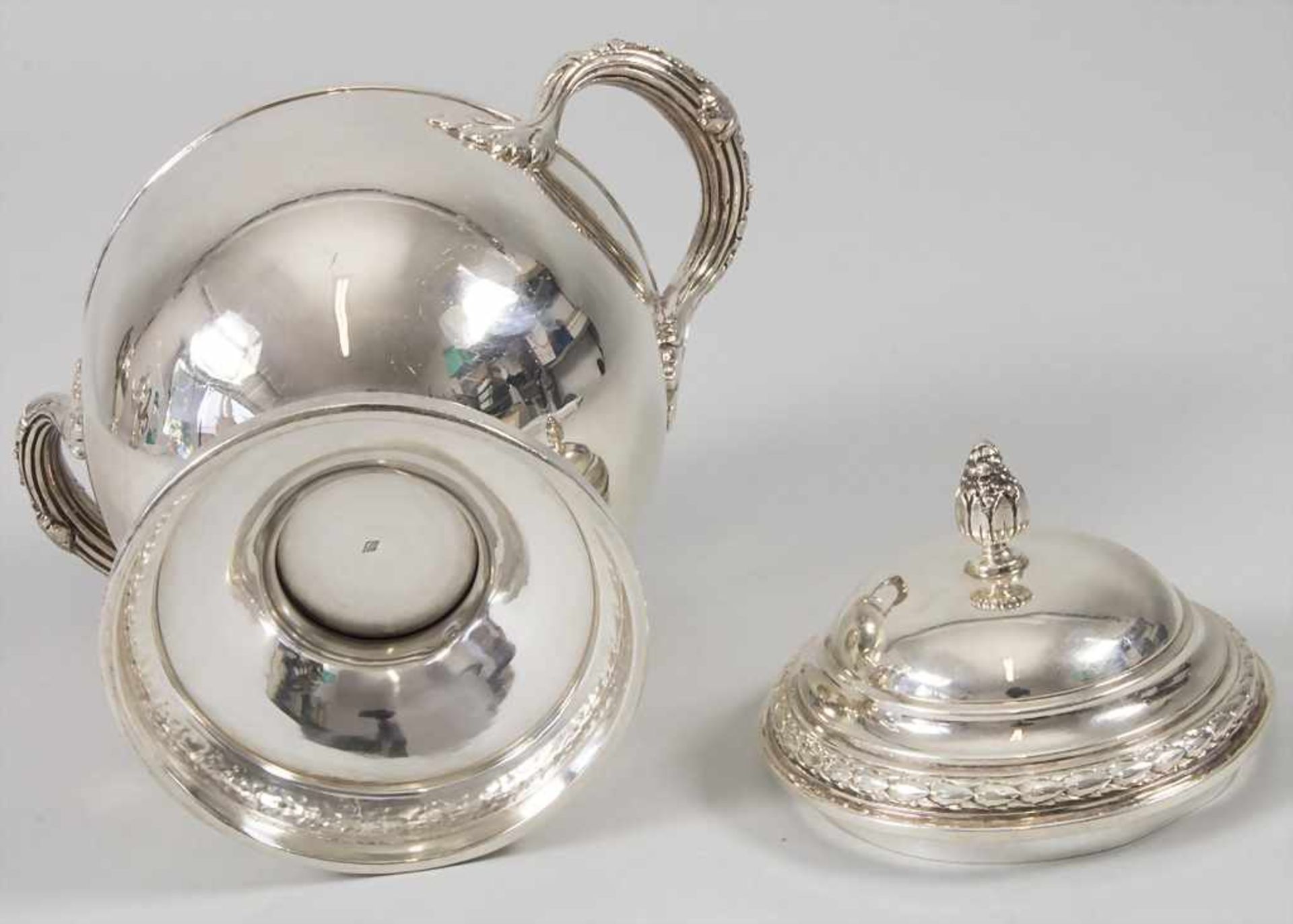 Tee- und Kaffeekern / An Art Déco silver tea and coffee set, Longnet & Bardiès, Paris, 1887- - Bild 20 aus 29