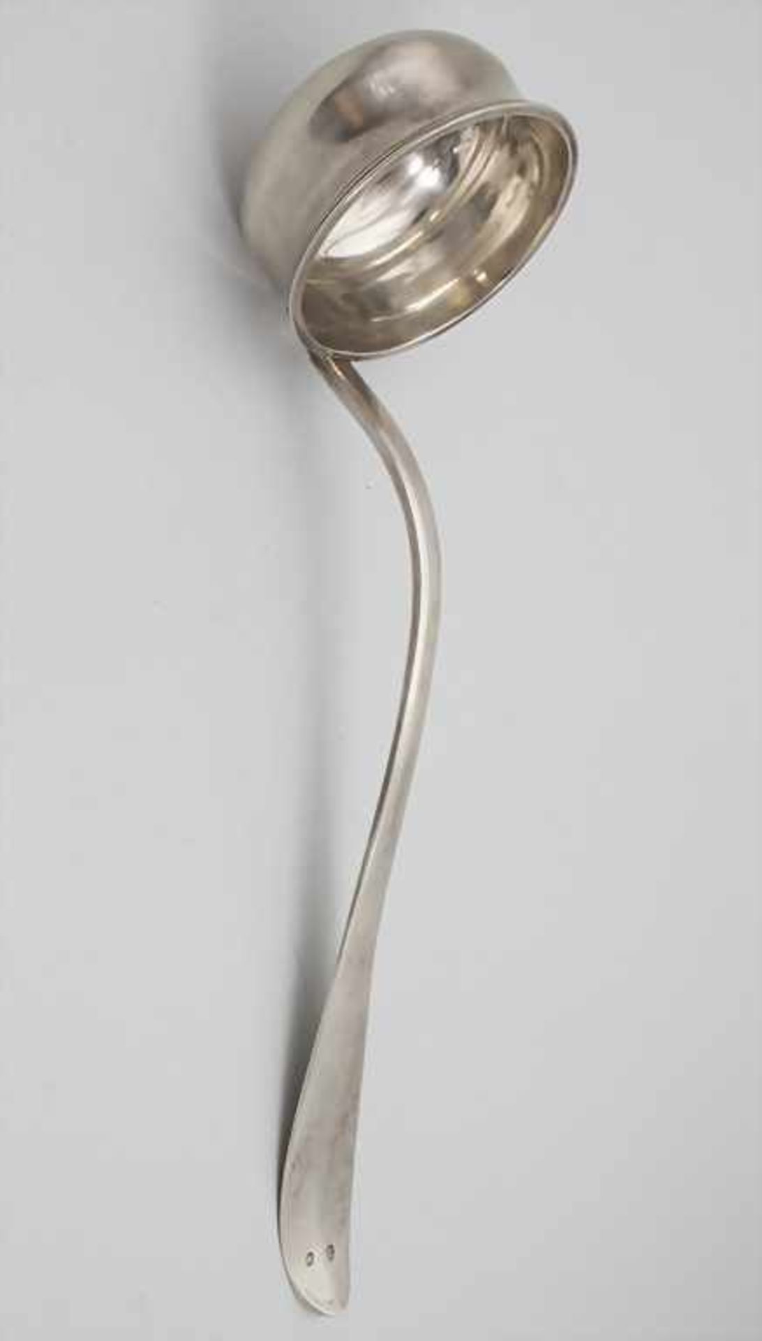 Suppenkelle / A silver ladle, Johannes Libay, Selmecbánya / Schemnitz / Banska Stiavnica, um - Bild 2 aus 5