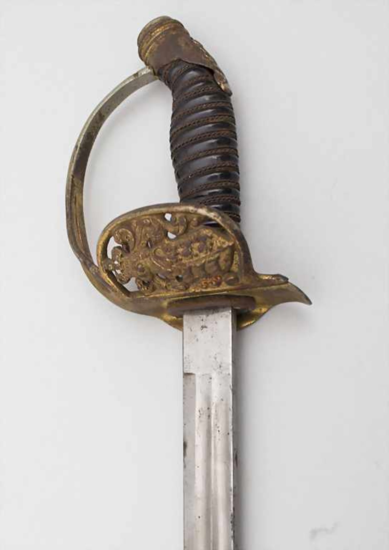 Infanterie Offiziersdegen 'Klappdegen' / An infantry officer's sword, Württemberg, Modell M - Bild 5 aus 6