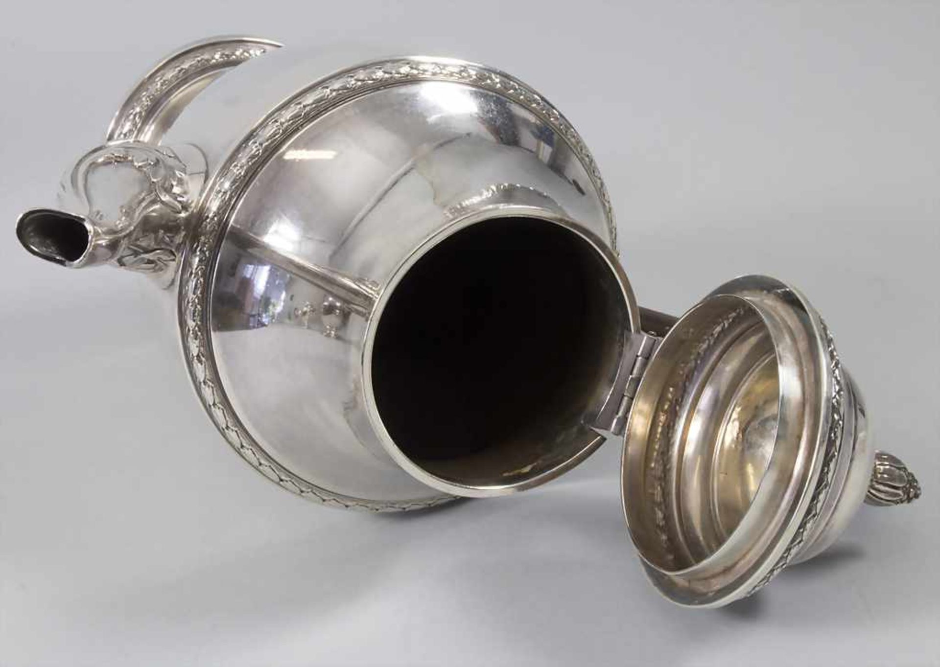 Tee- und Kaffeekern / An Art Déco silver tea and coffee set, Longnet & Bardiès, Paris, 1887- - Bild 6 aus 29