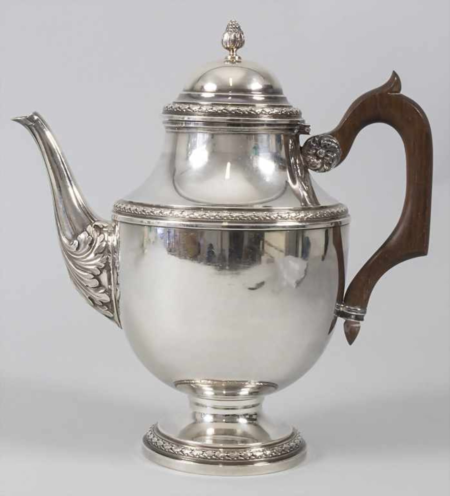 Tee- und Kaffeekern / An Art Déco silver tea and coffee set, Longnet & Bardiès, Paris, 1887- - Bild 8 aus 29