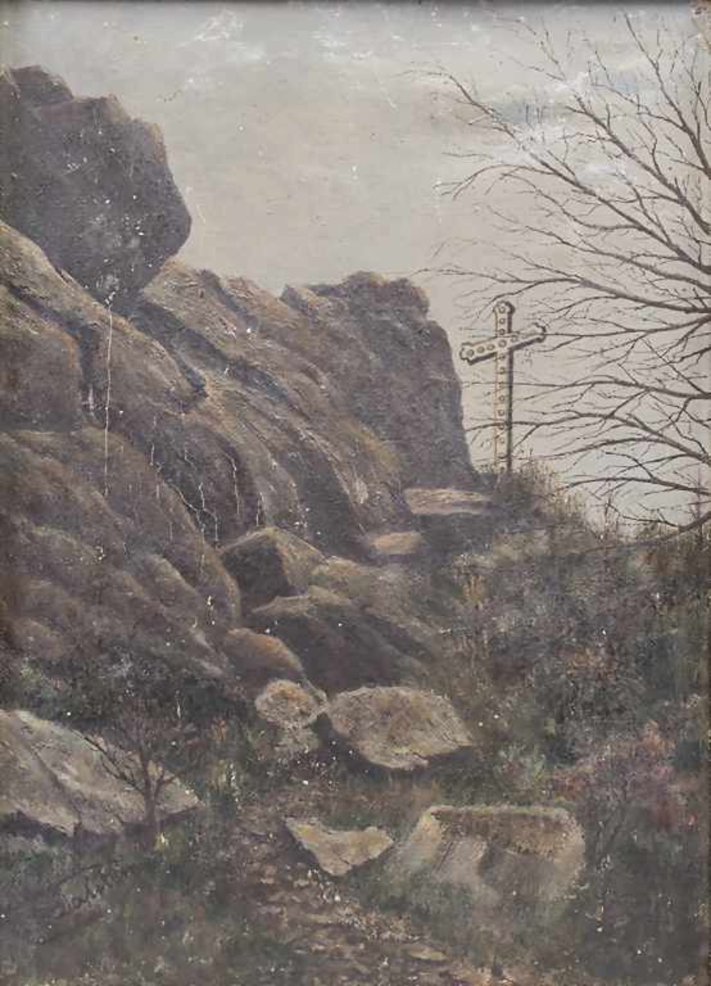 E. Dalstein (19./20. Jh.), 2 Gemälde 'Am Oddienberg' und 'Das Kreuz' / 2 paintings 'Near Oddienberg' - Bild 2 aus 9
