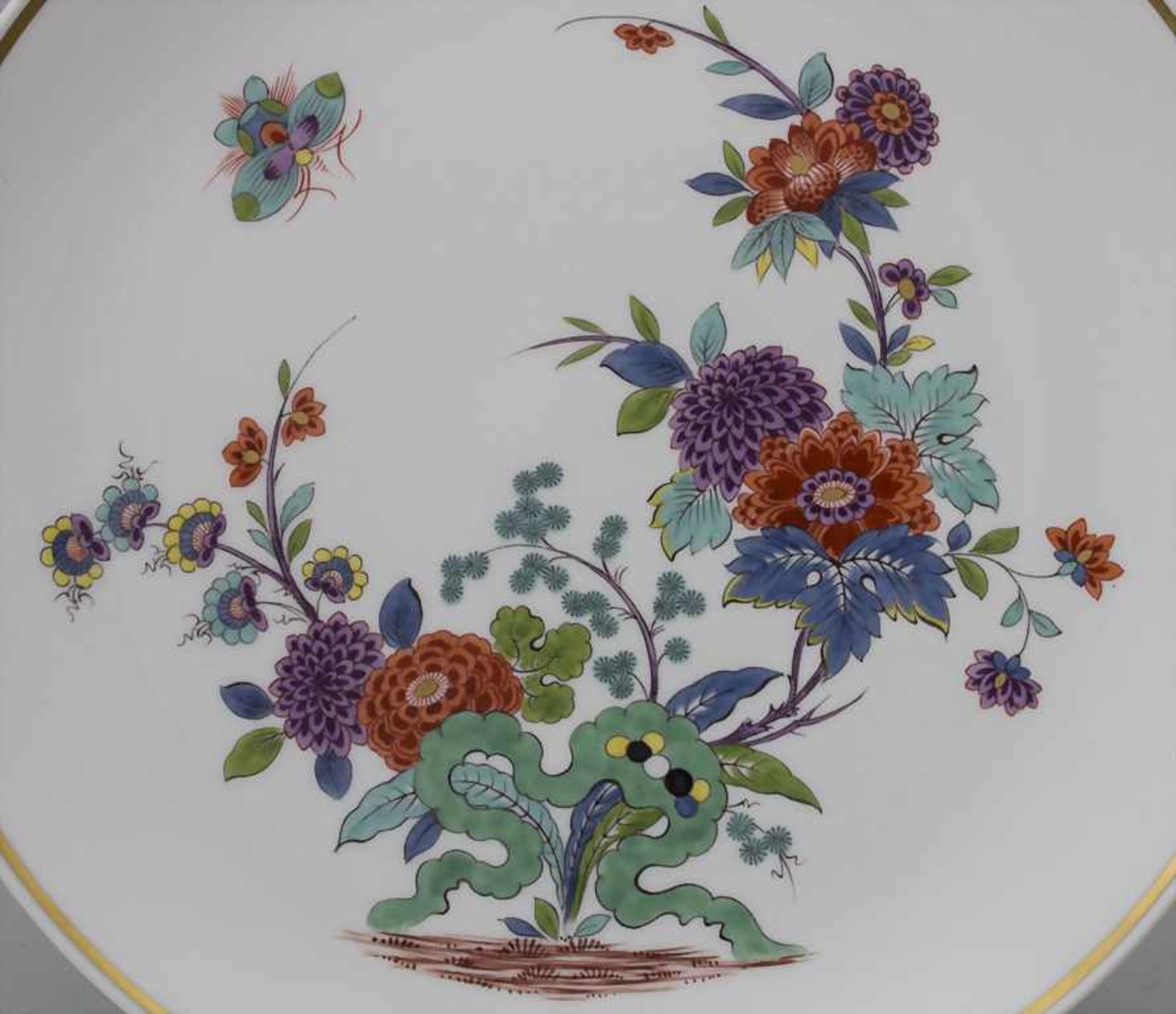 Paar Teller / A pair of plates with Imari pattern, Meissen, 20. Jh, - Bild 4 aus 11