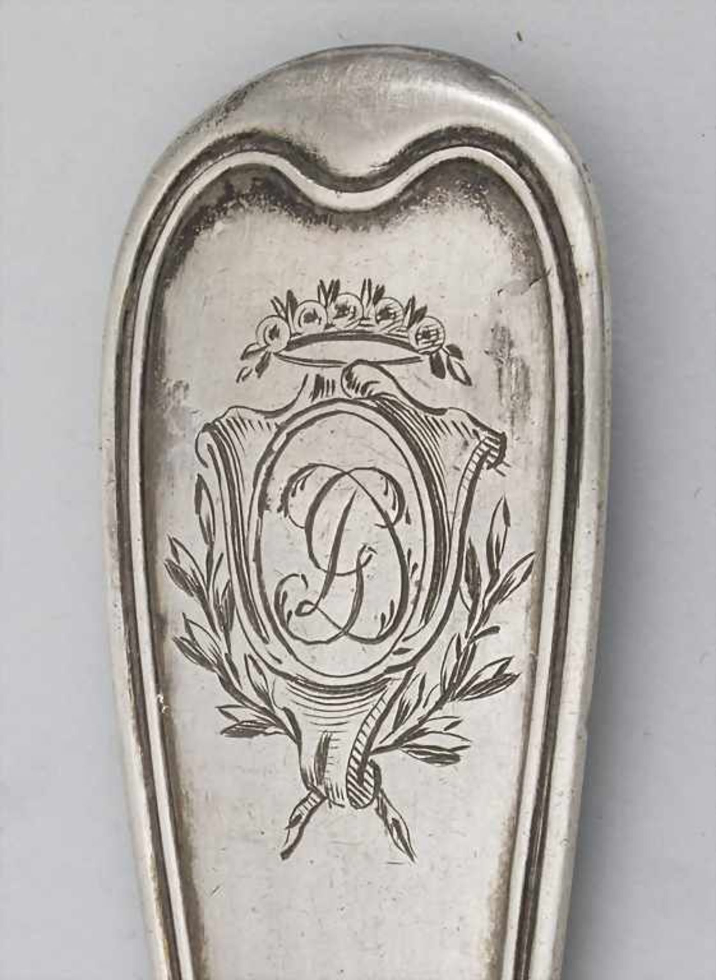 Ragout-Löffel / A silver ragout spoon, Claude-Auguste Aurry, Paris, 1783-1789 - Bild 3 aus 6