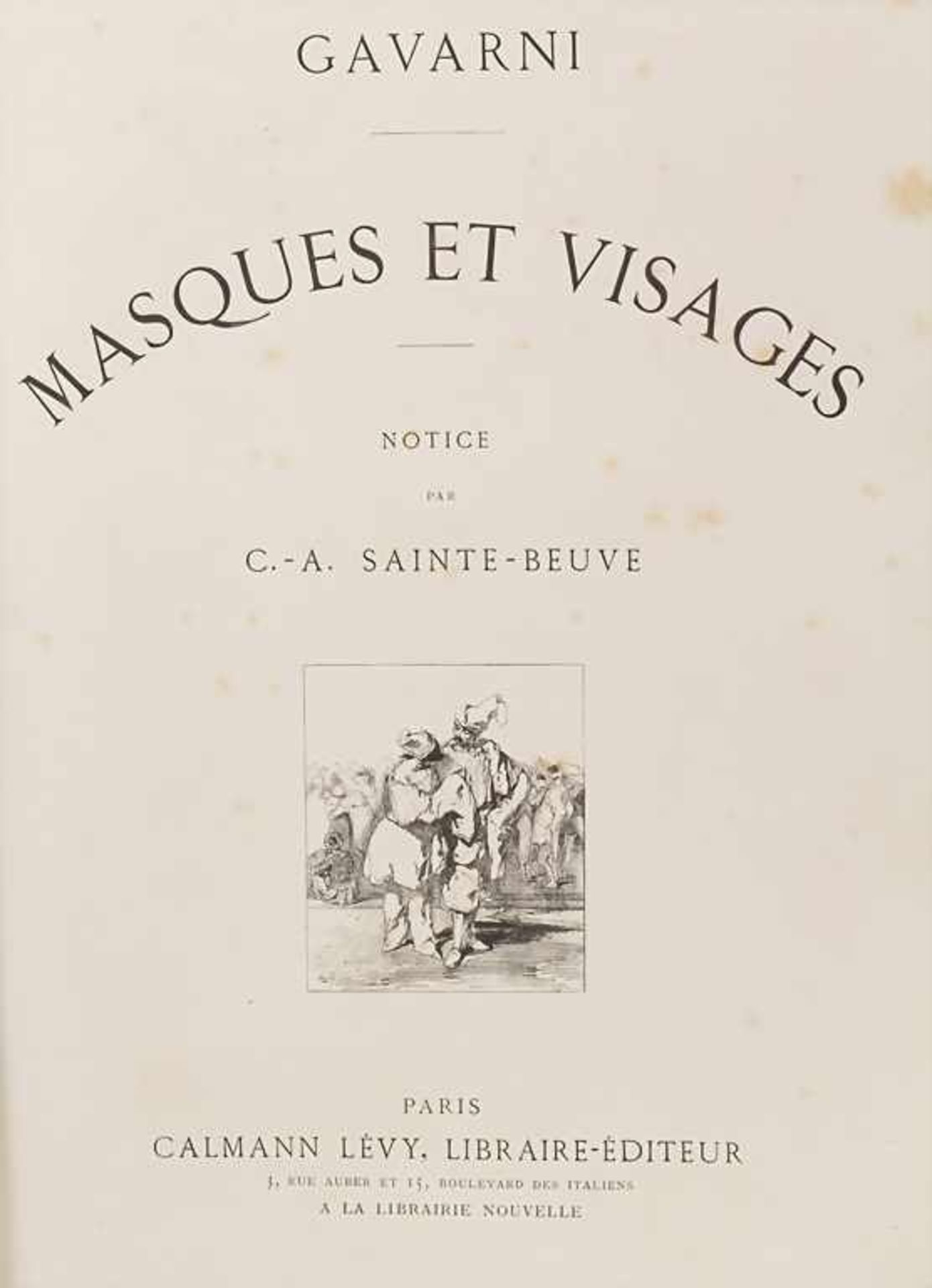 Gavarni: 'Masques et Visages', um 1860 - Bild 2 aus 7