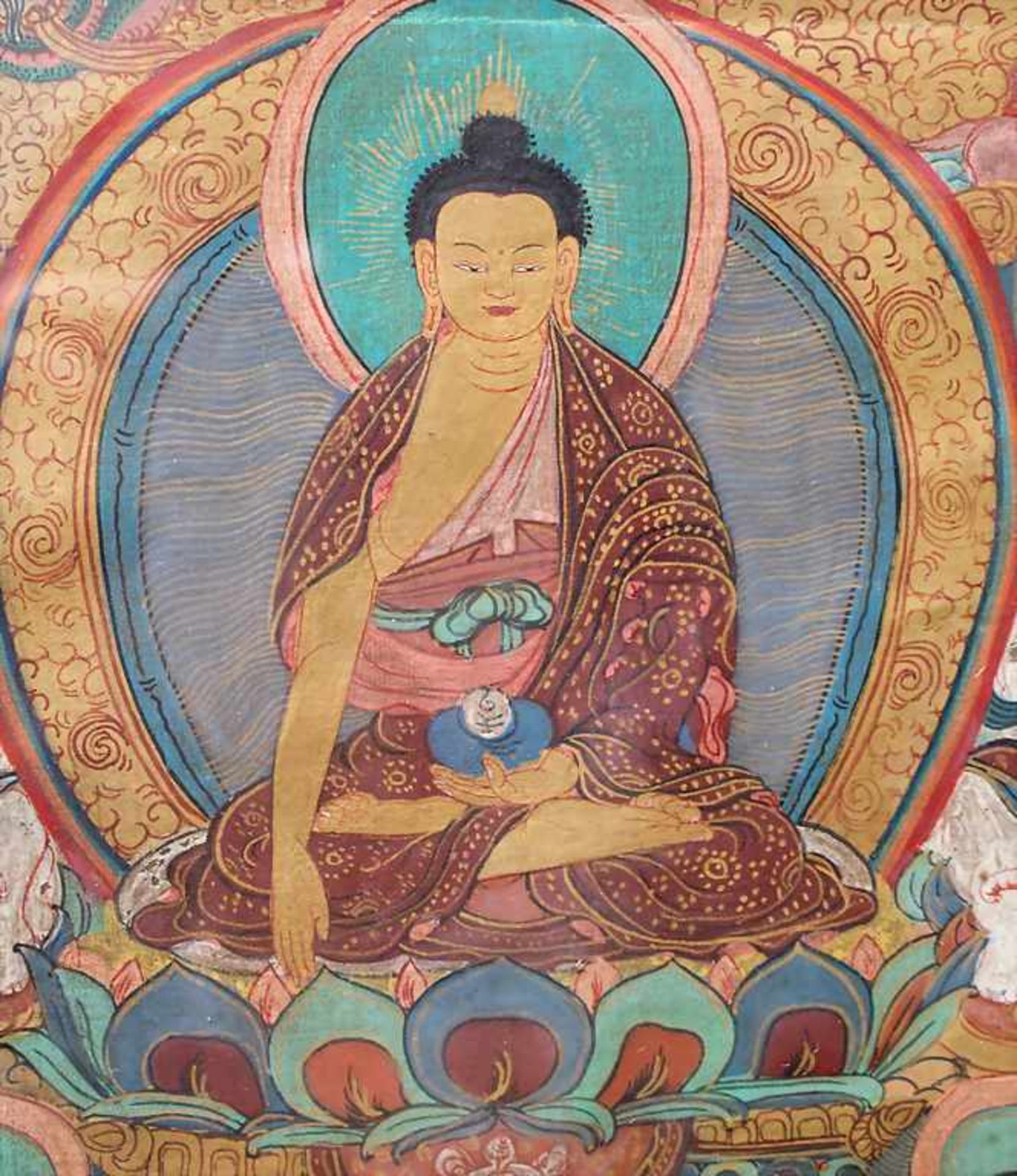 Thangka, Tibet, 19./20. Jh. - Image 6 of 8