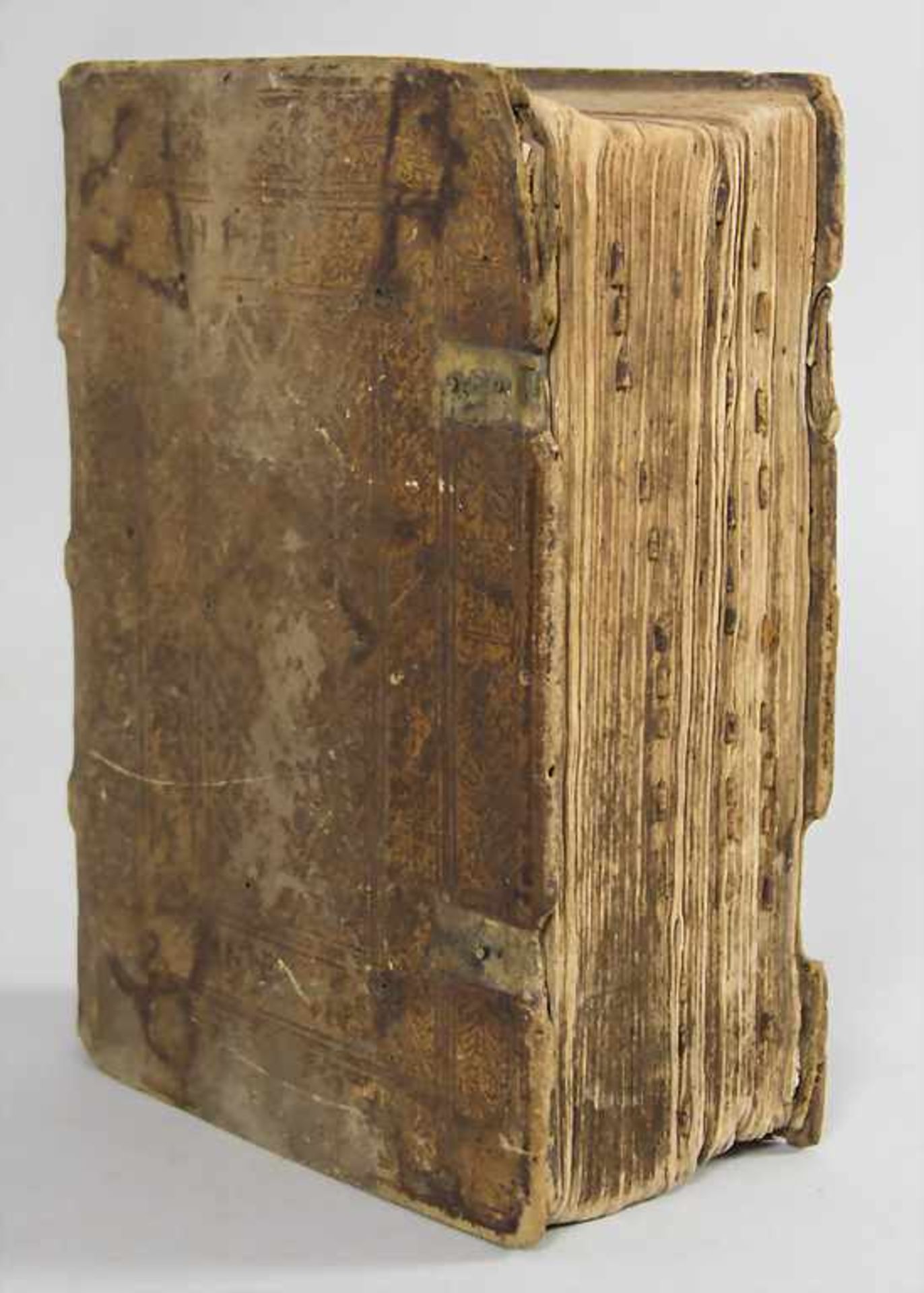 Antiquarische Bibel 'Bibliacum Summarioru' / An antiquarian bible, um 1610 - Bild 3 aus 4