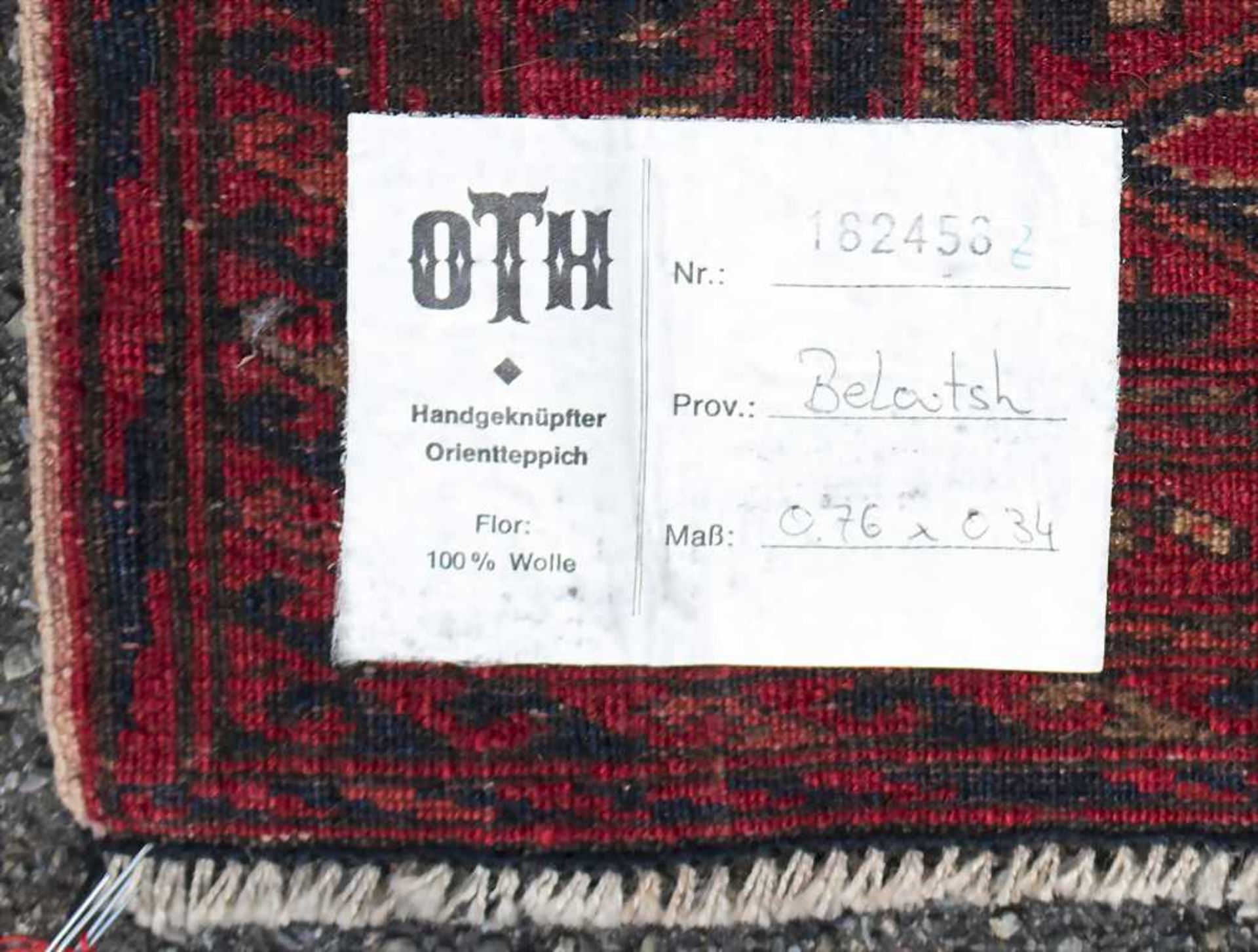 Orientteppich / An oriental carpet, Belutsch - Bild 4 aus 4