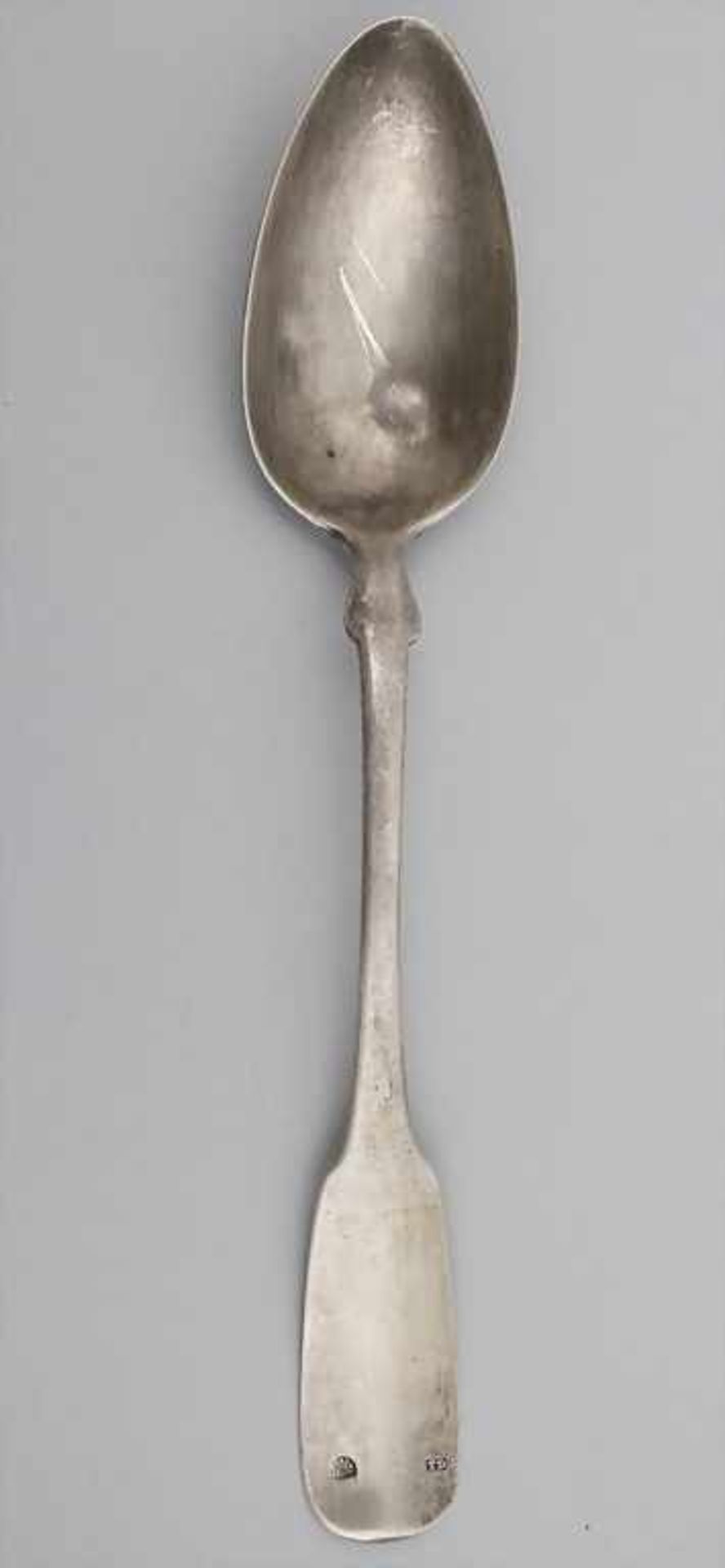 Ragout-Löffel / A silver spoon, T. Dub, Wien, 1850