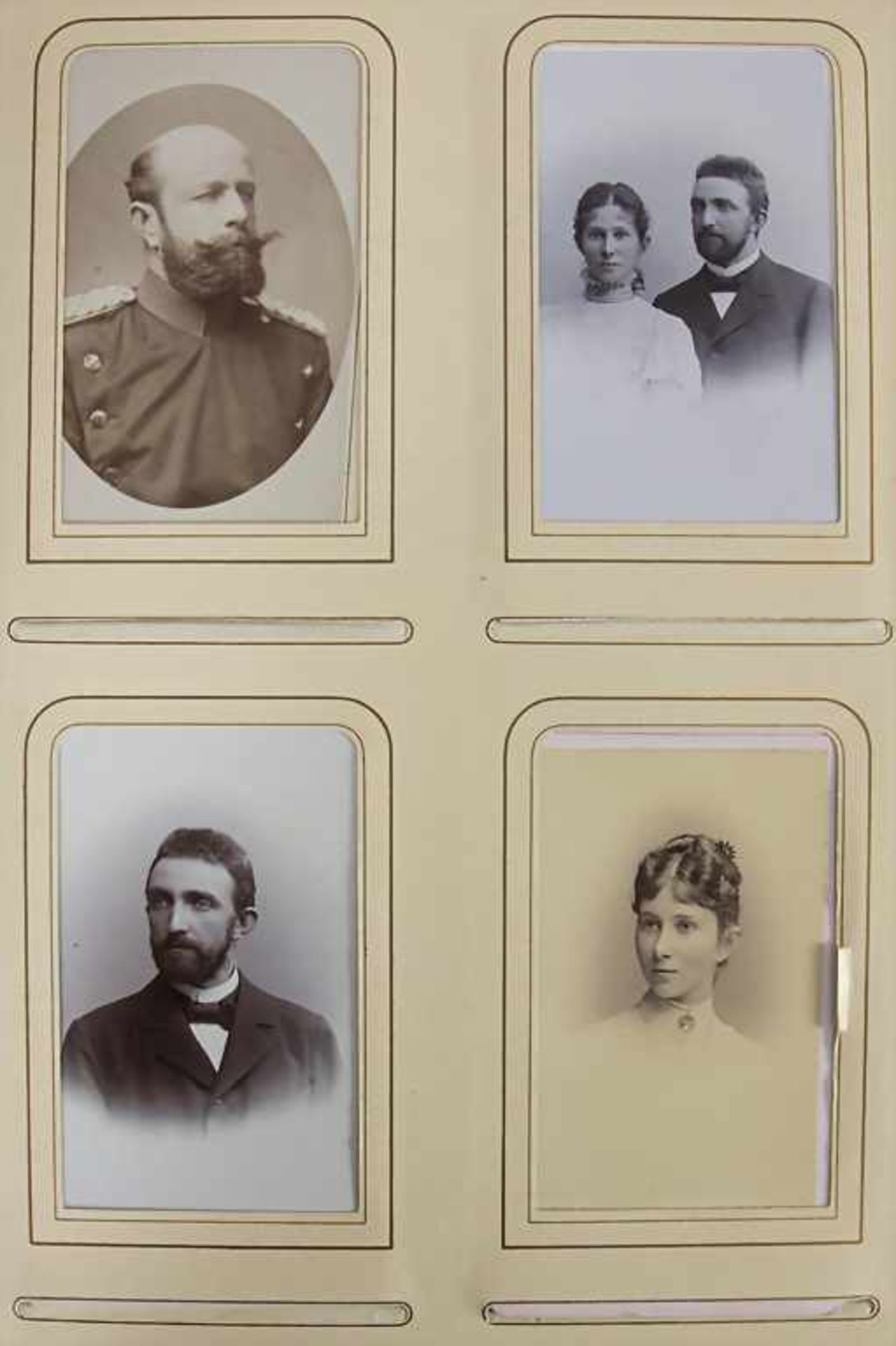 Fotoalbum historischer Studentenverbindung / A photo album 'Historic personalities' - Image 2 of 3