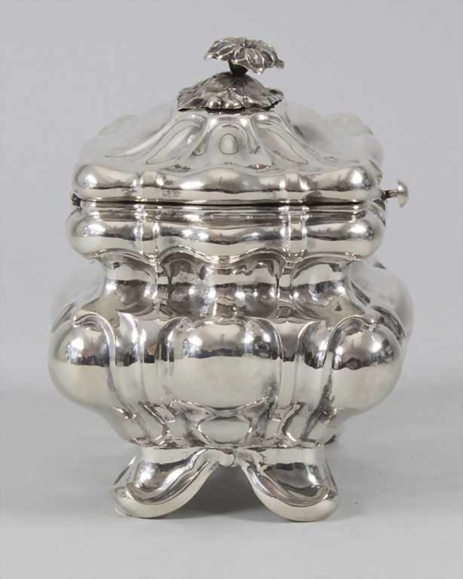 Biedermeier Zuckerdose / A silver sugar bowl, deutsch, um 1840 - Bild 2 aus 7
