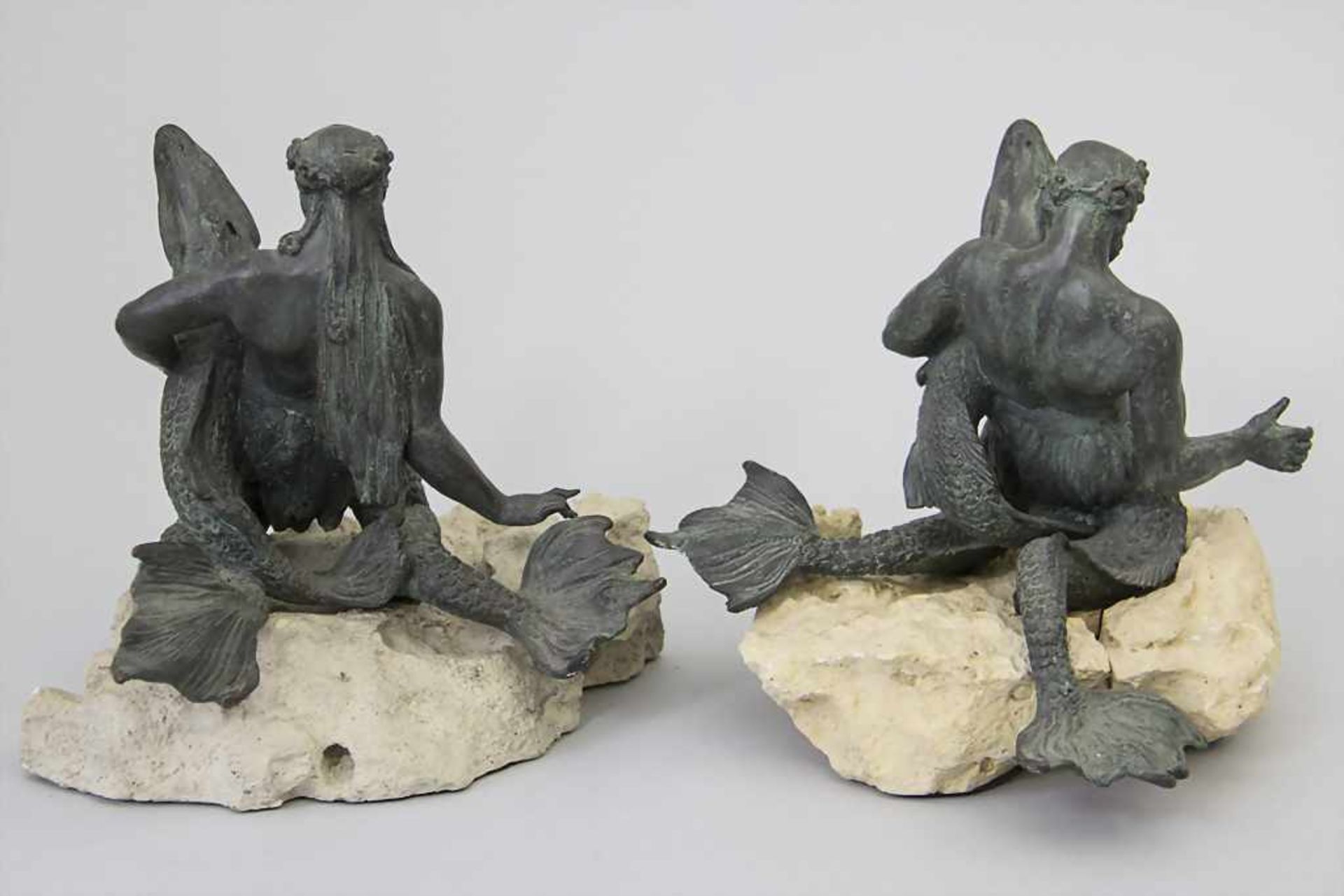 Miniaturen der Brunnenfiguren des Mannheimer Tritonenbrunnens 'Triton und Nereide', 1997 - Image 3 of 3