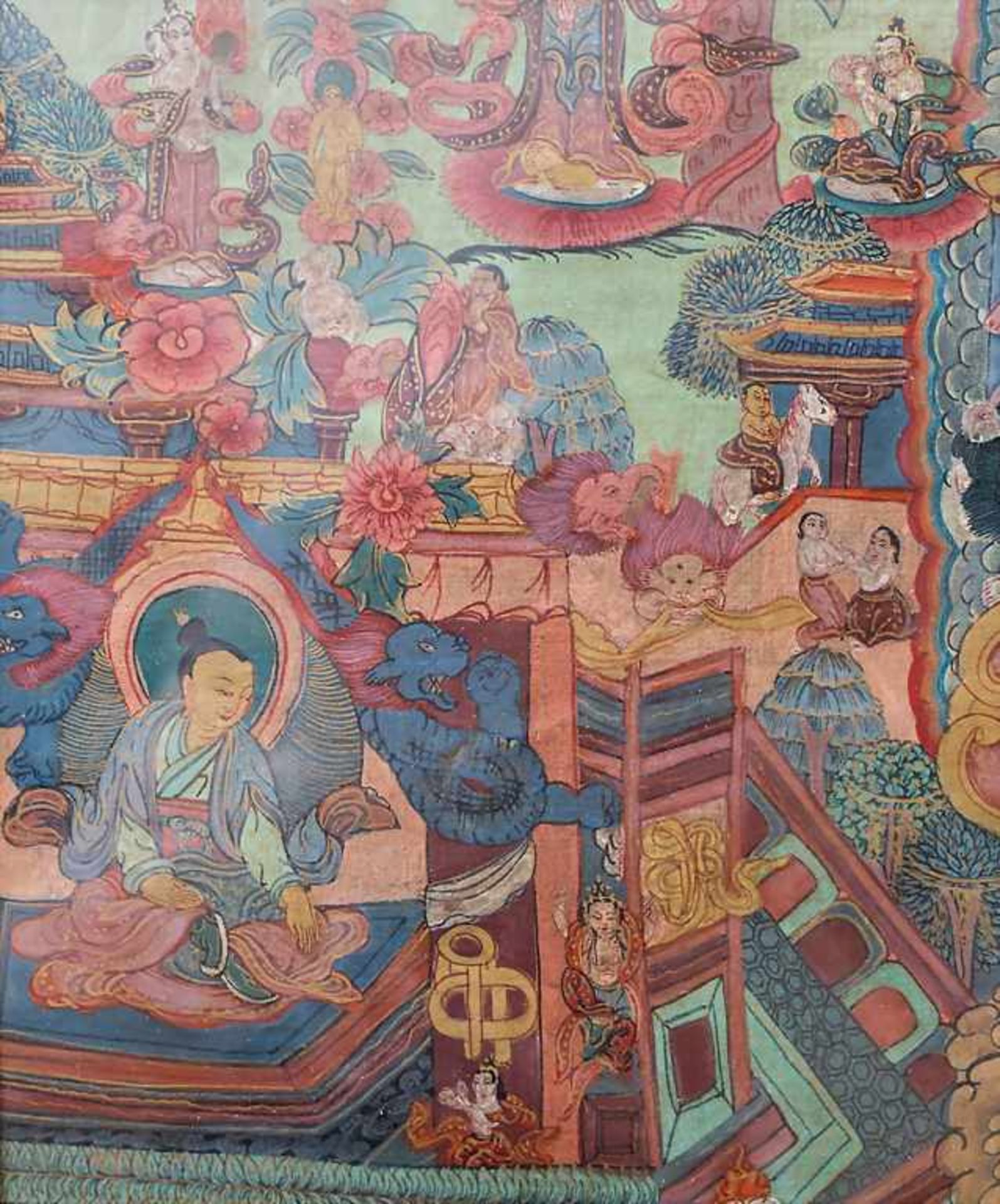 Thangka, Tibet, 19./20. Jh. - Image 5 of 8