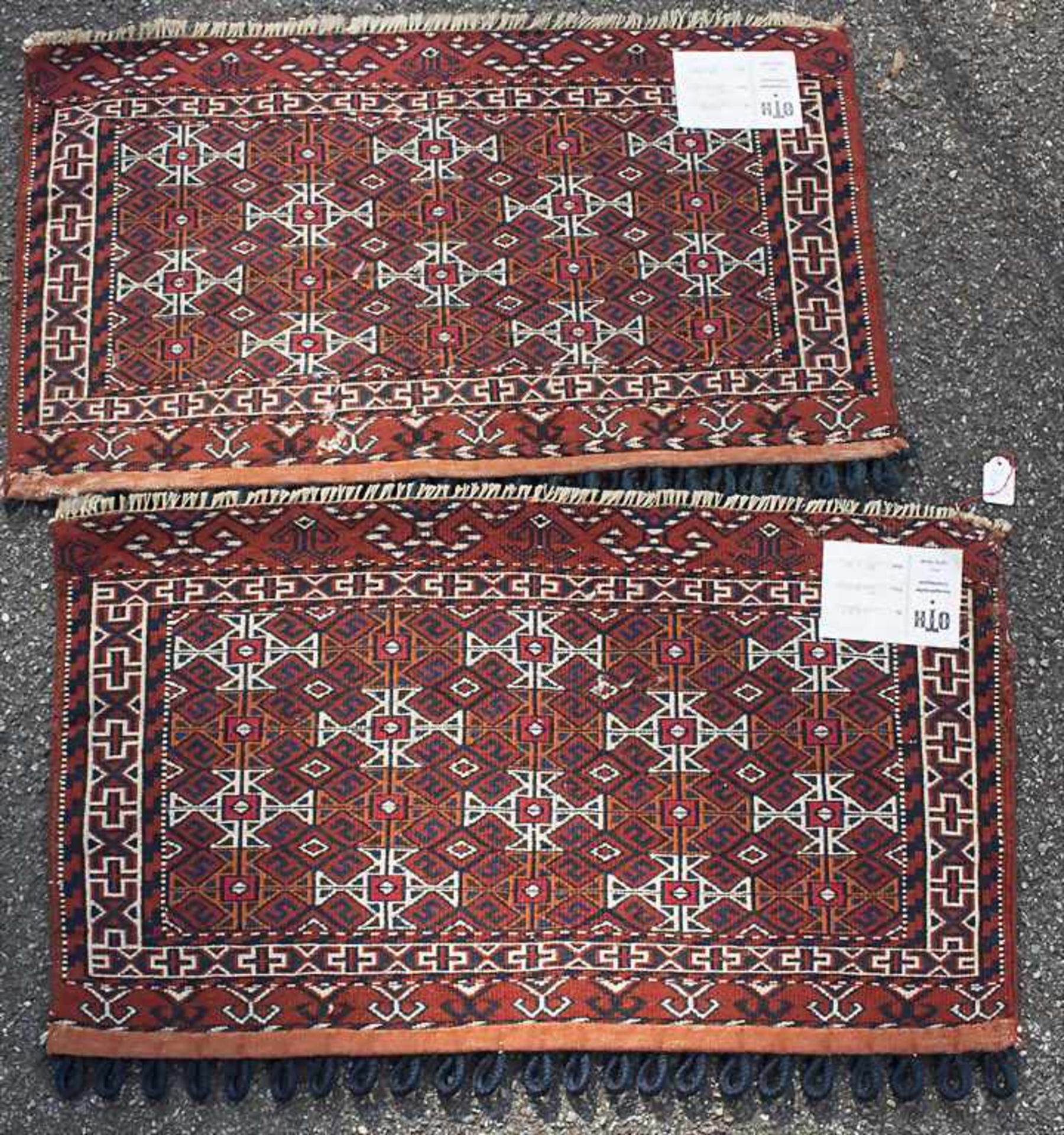 2 Orientteppiche / 2 oriental carpets, Turkman - Bild 3 aus 3