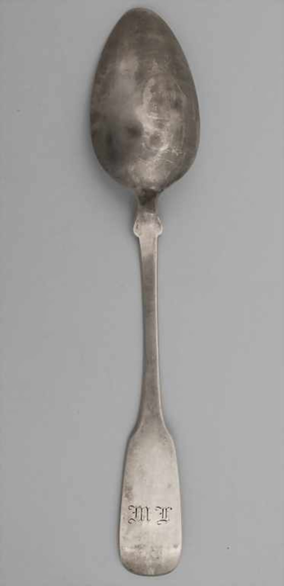 Ragout-Löffel / A silver spoon, T. Dub, Wien, 1850 - Bild 2 aus 5